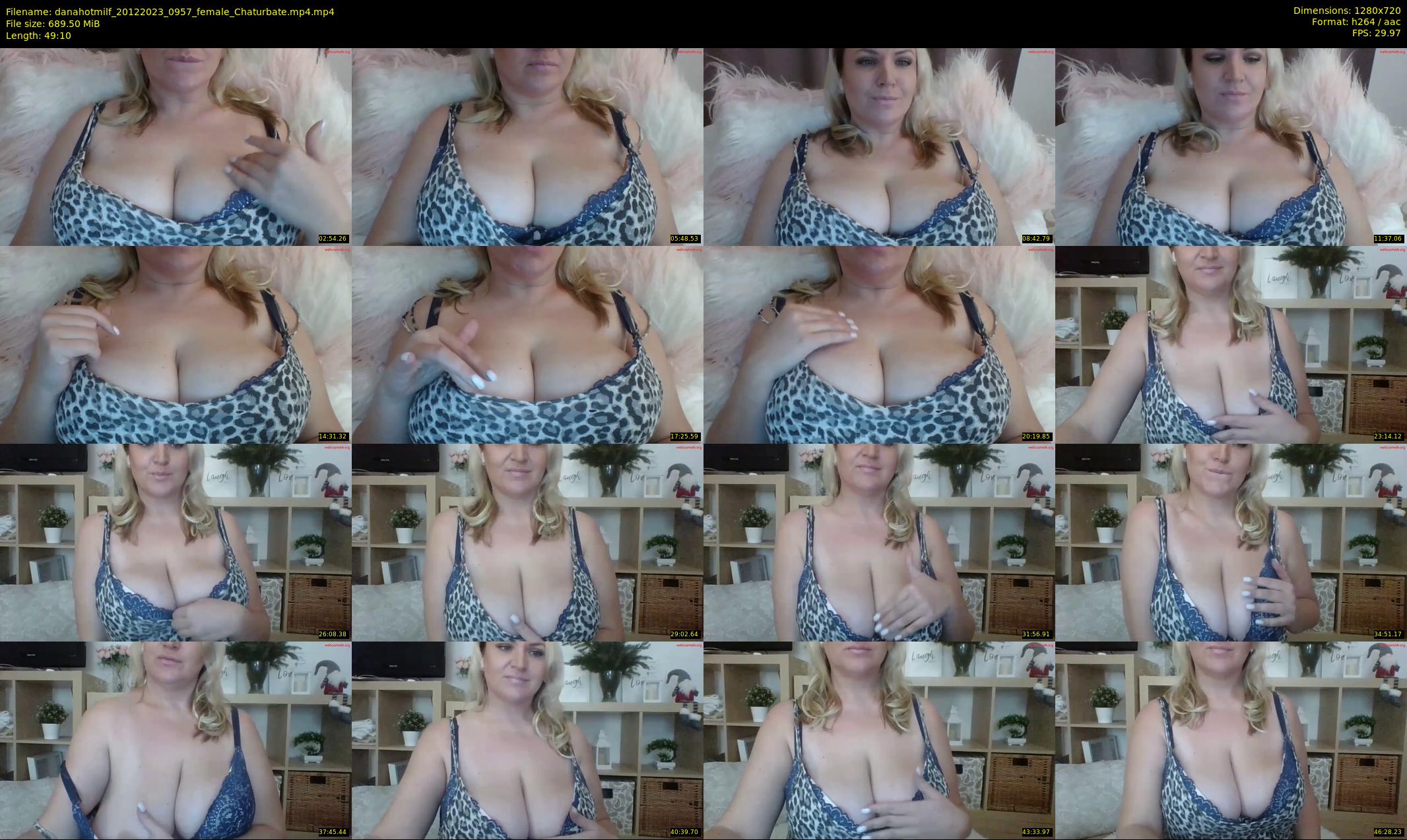 danahotmilf — 50 minute Chaturbate female cam show recording, 720p, Dec 20, 2023