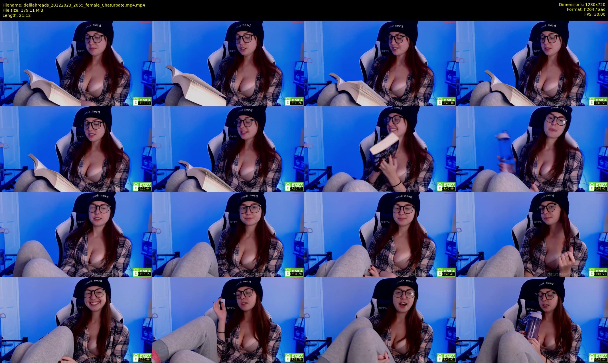 delilahreads — 22 minute Chaturbate female cam show recording, 720p, Dec 20, 2023