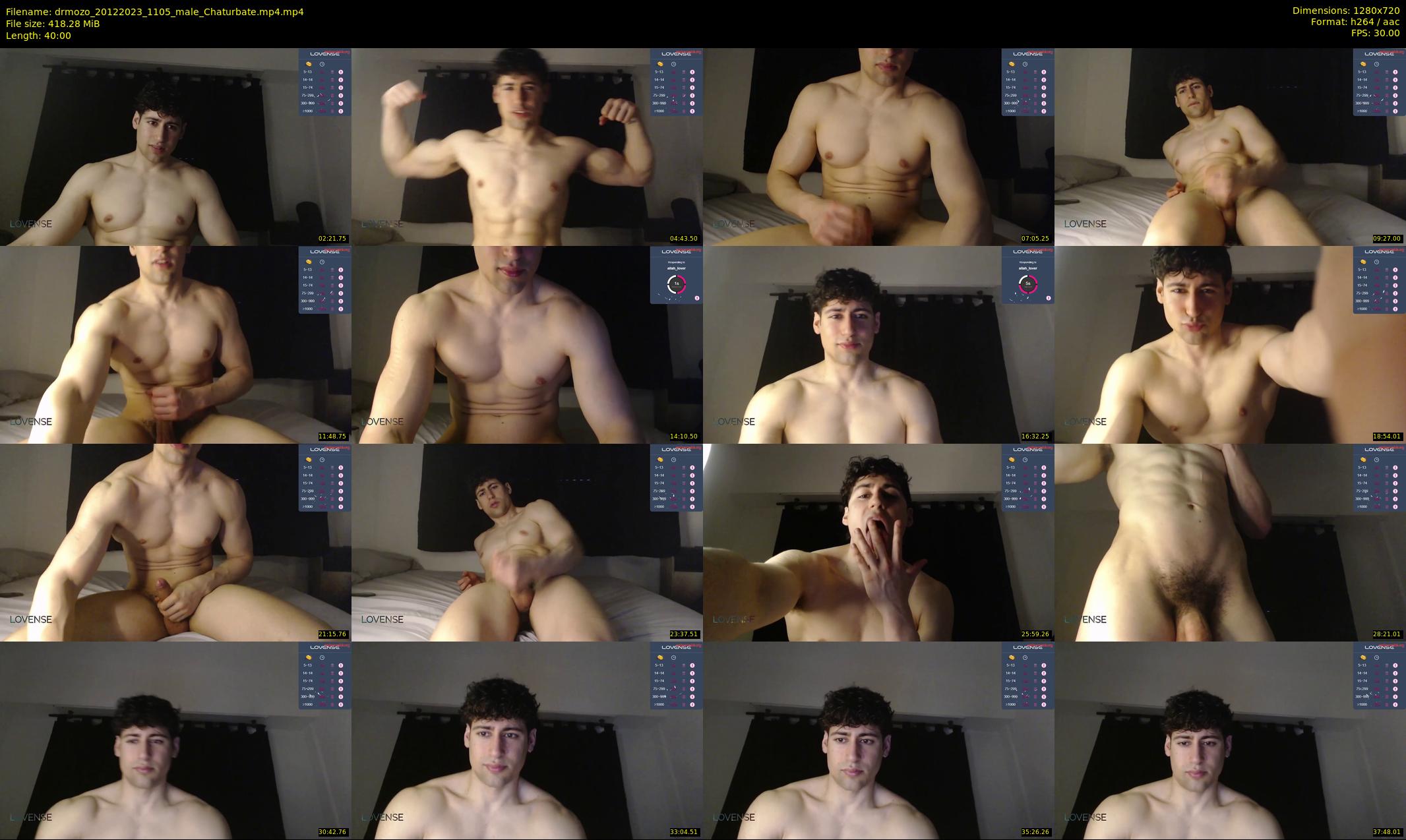 drmozo — 40 minute Chaturbate male cam show recording, 720p, Dec 20, 2023