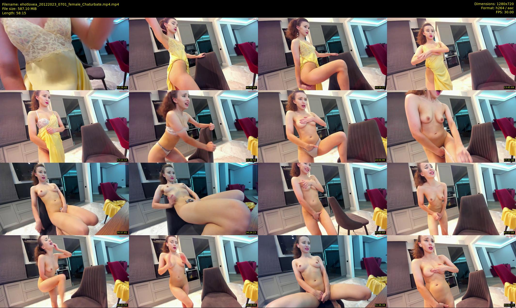 ehotlovea — 59 minute Chaturbate female cam show recording, 720p, Dec 20, 2023