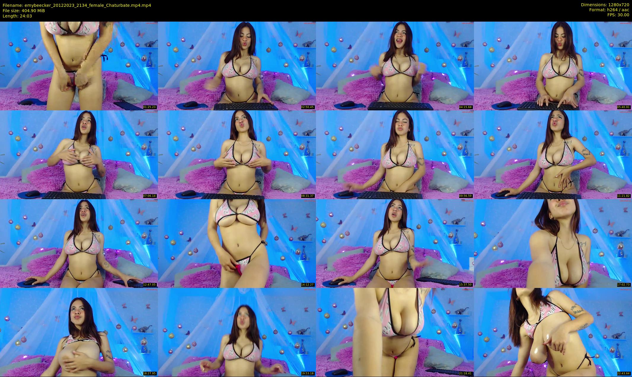 emybeecker — 25 minute Chaturbate female cam show recording, 720p, Dec 20, 2023