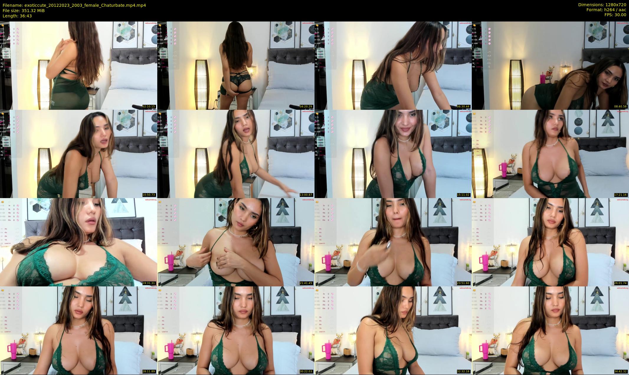 exoticcute — 37 minute Chaturbate female cam show recording, 720p, Dec 20, 2023