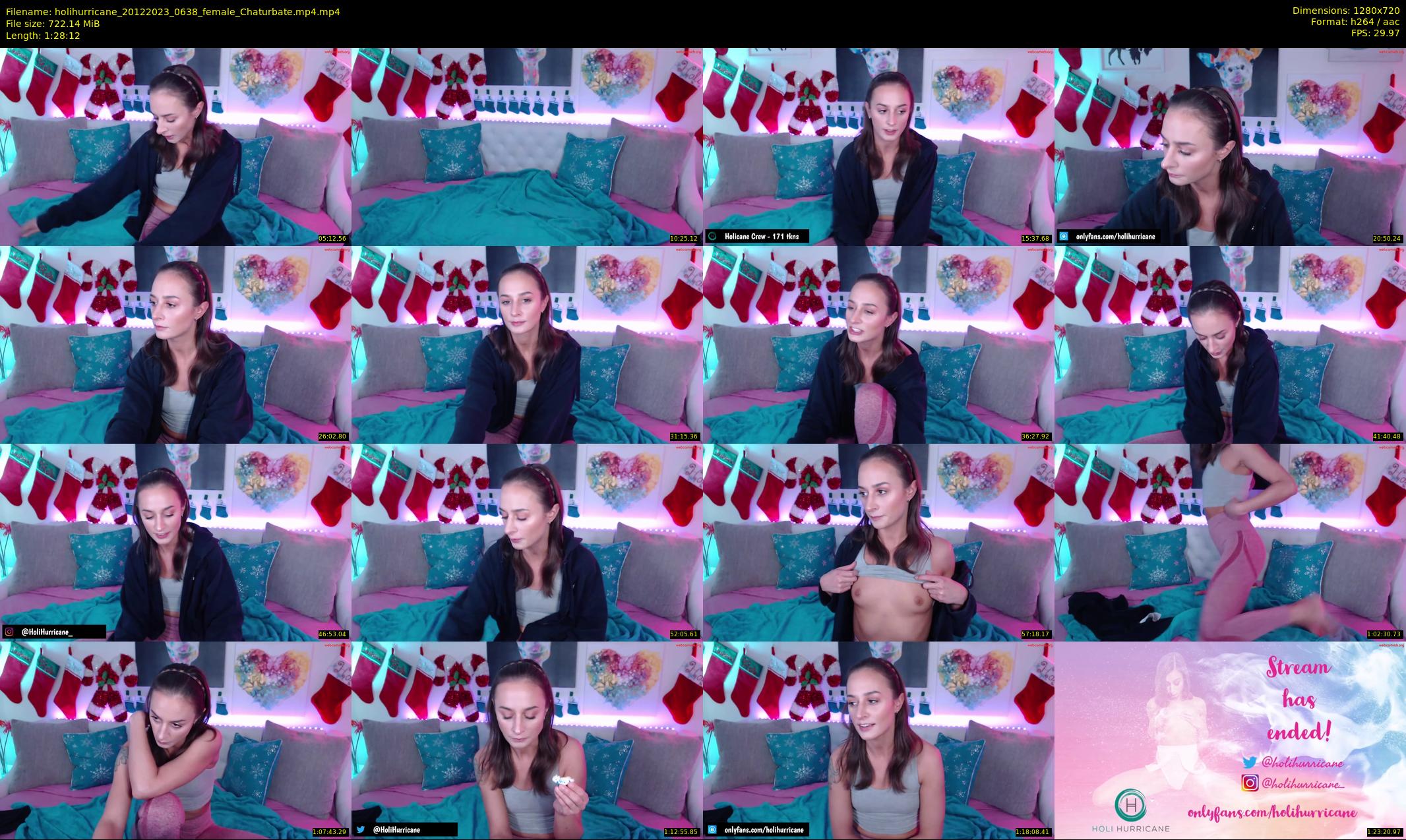 holihurricane — 89 minute Chaturbate female cam show recording, 720p, Dec 20, 2023