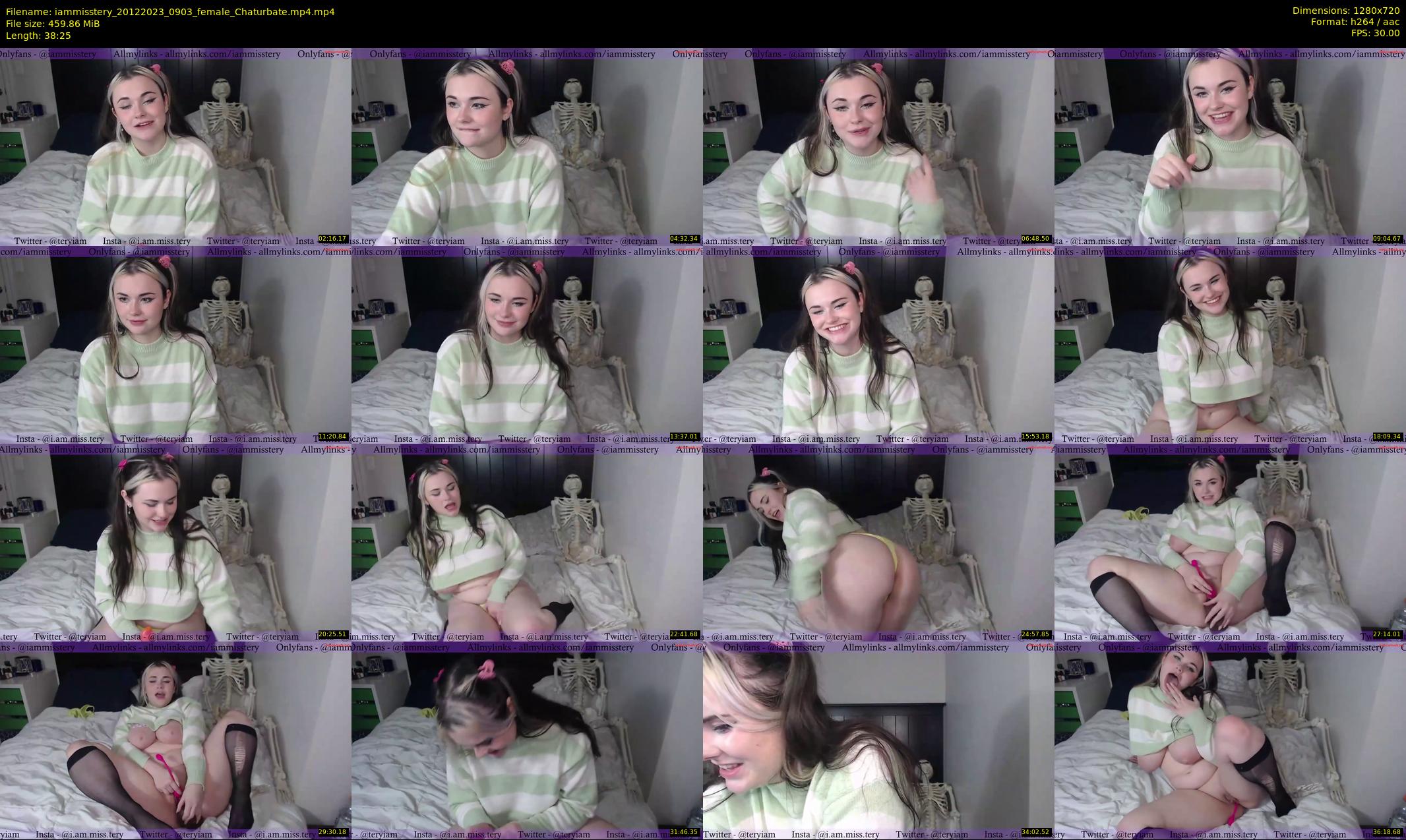 iammisstery — 39 minute Chaturbate female cam show recording, 720p, Dec 20, 2023