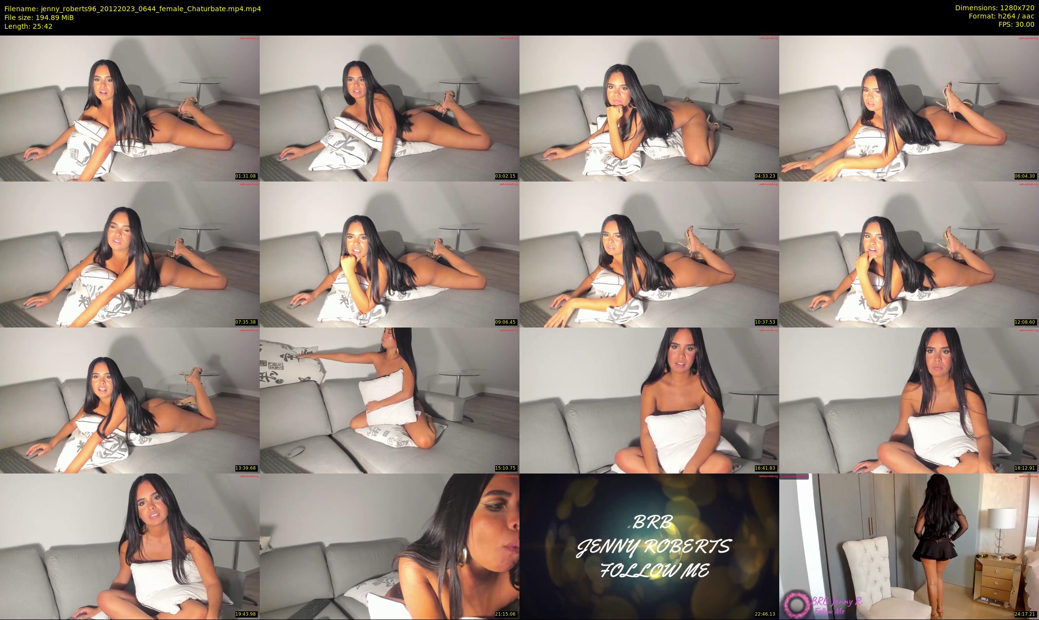 jenny_roberts96 — 26 minute Chaturbate female cam show recording, 720p, Dec 20, 2023