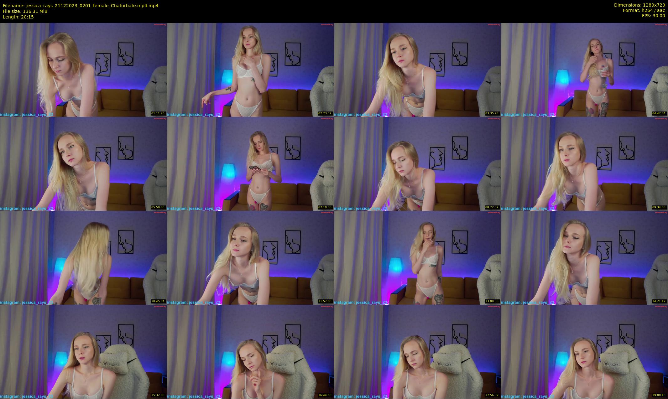 jessica_rays — 21 minute Chaturbate couple cam show recording, 720p, Dec 21, 2023