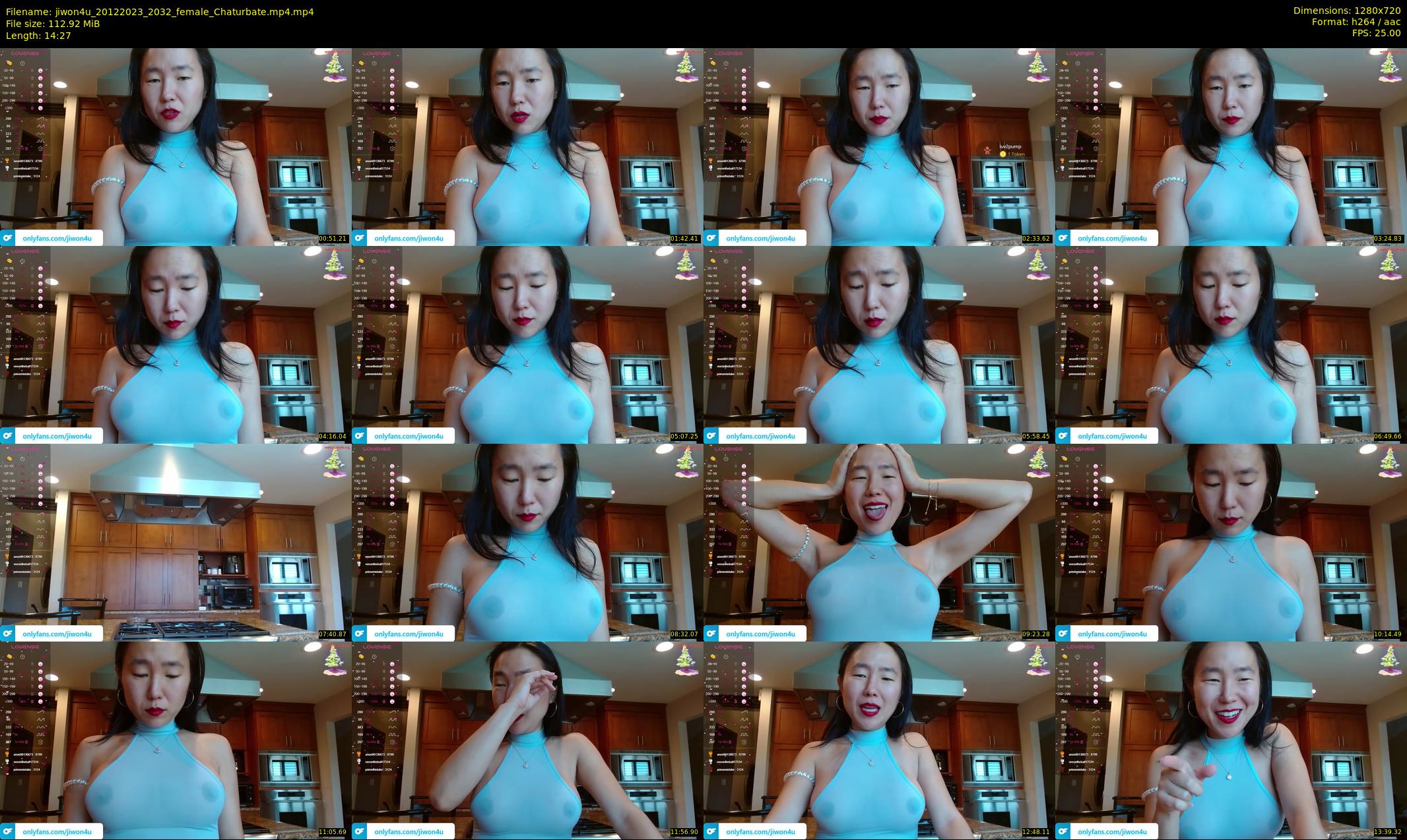 jiwon4u — 15 minute Chaturbate female cam show recording, 720p, Dec 20, 2023