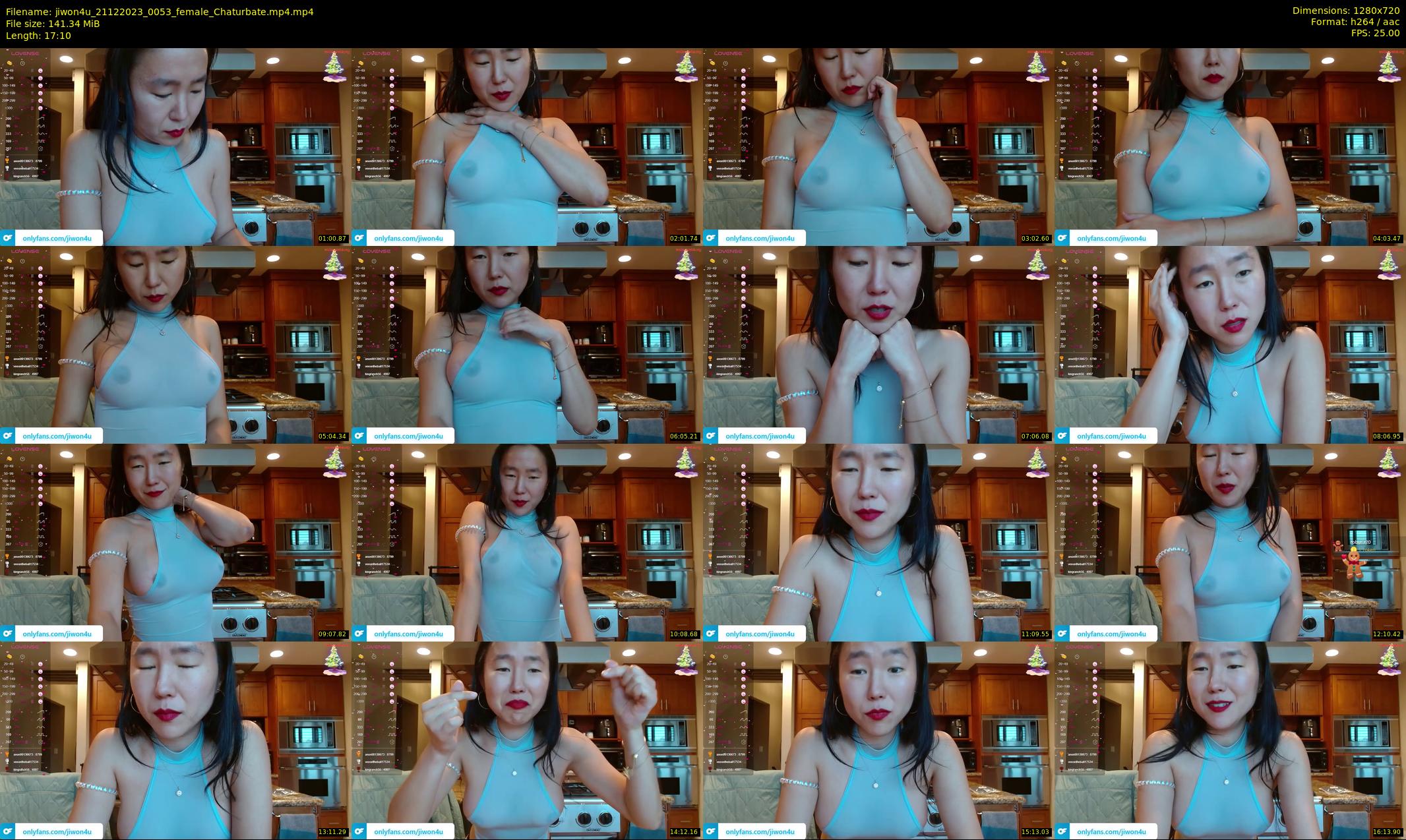 jiwon4u — 18 minute Chaturbate female cam show recording, 720p, Dec 21, 2023