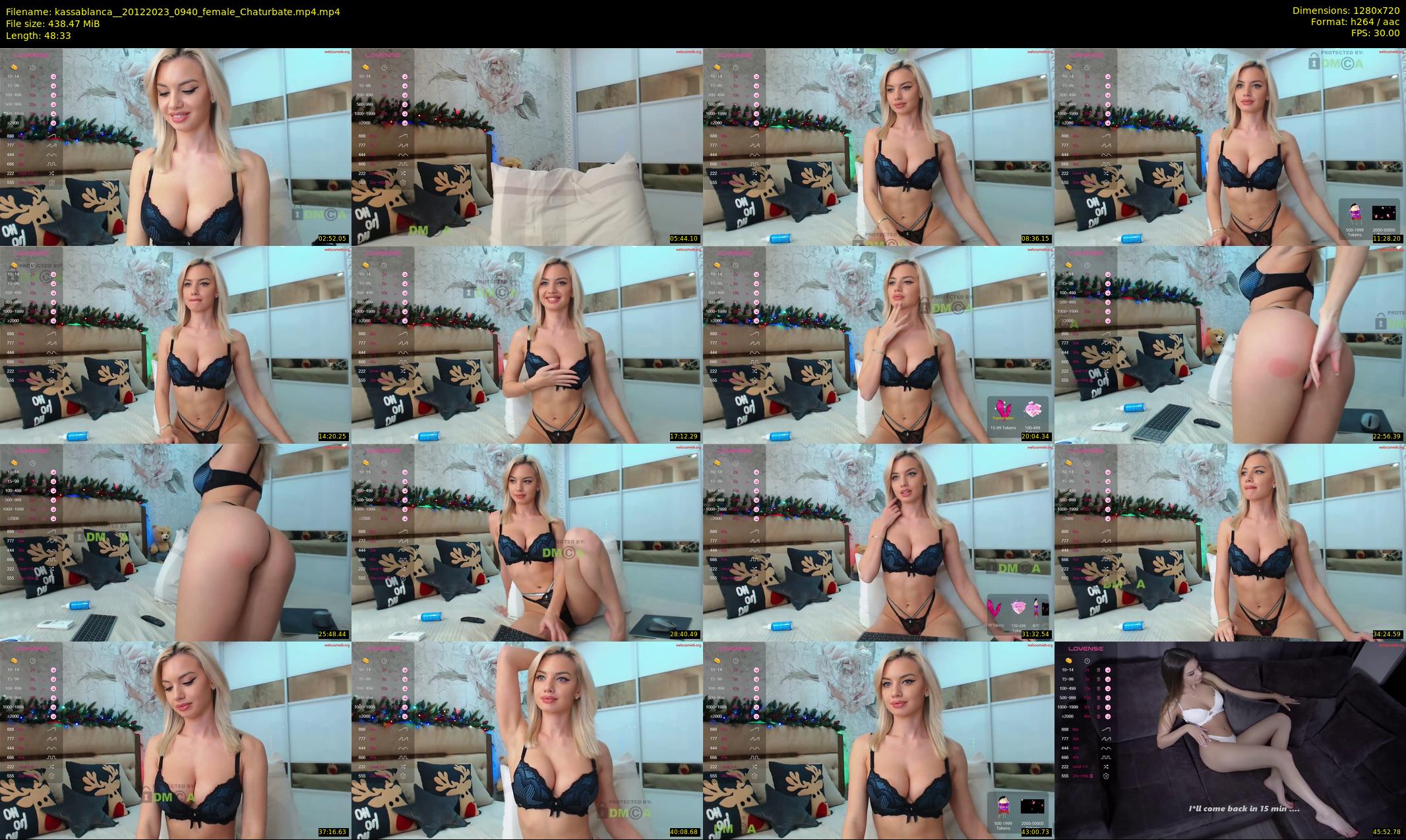 kassablanca_ — 49 minute Chaturbate female cam show recording, 720p, Dec 20, 2023