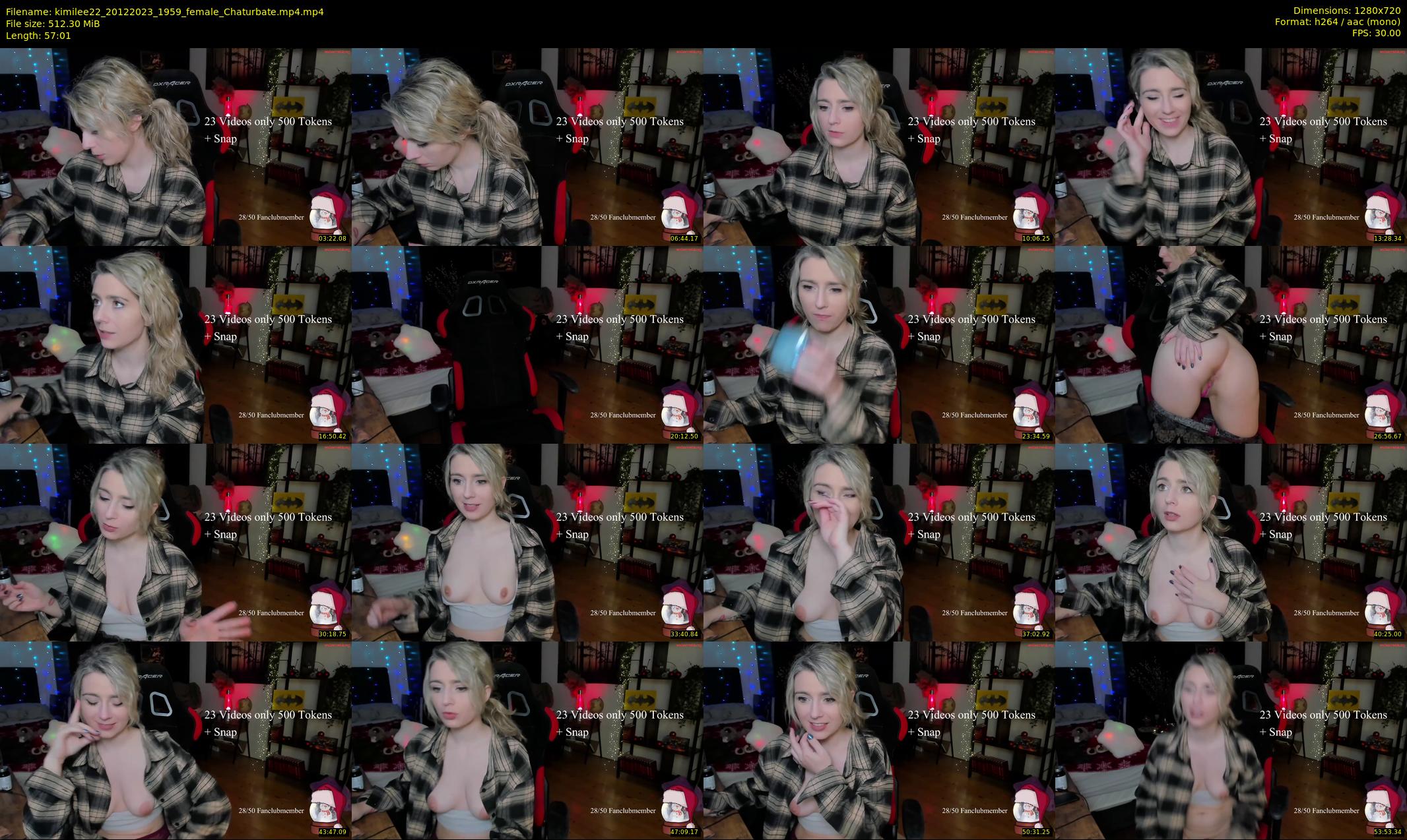 kimilee22 — 58 minute Chaturbate female cam show recording, 720p, Dec 20, 2023