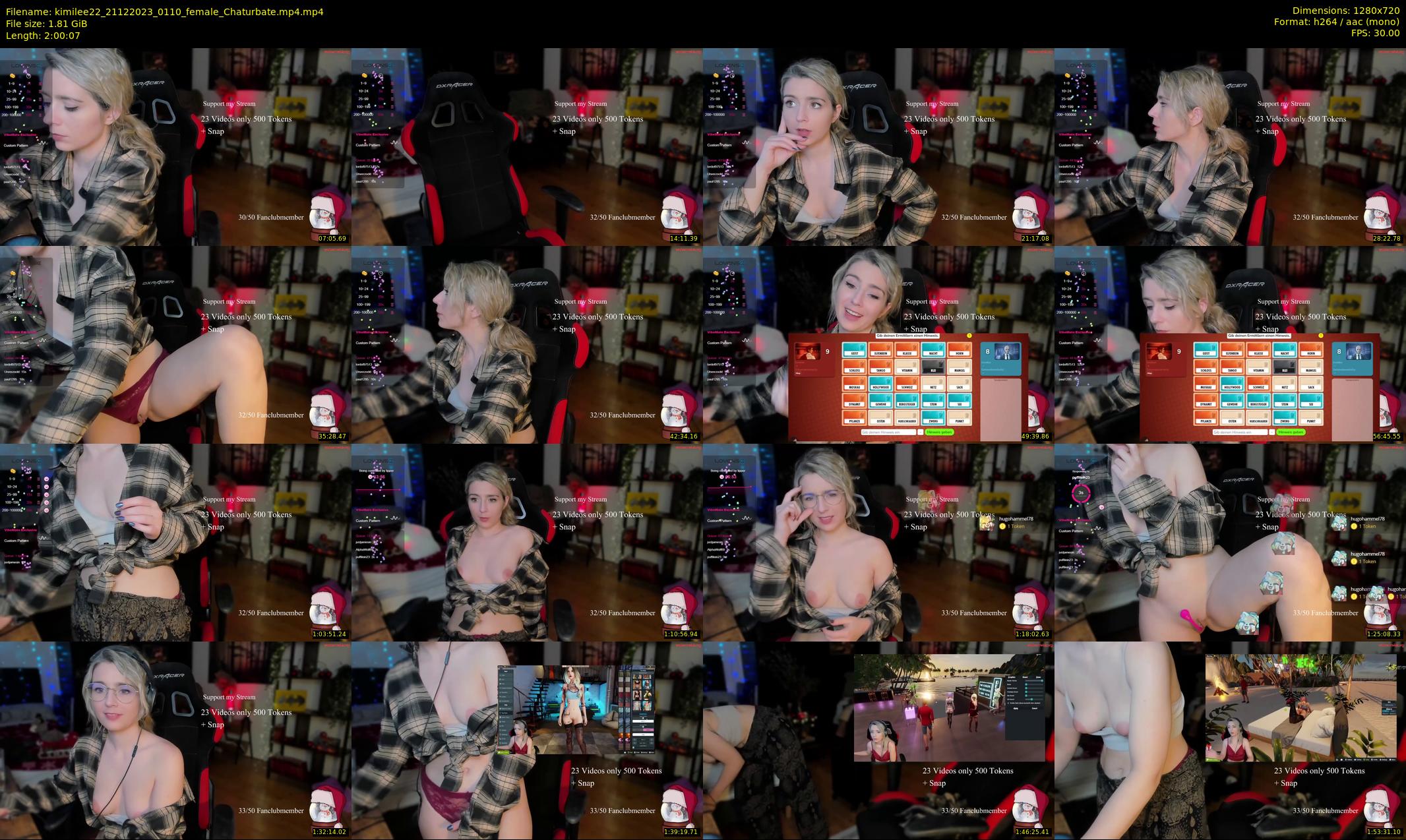 kimilee22 — 121 minute Chaturbate female cam show recording, 720p, Dec 21, 2023