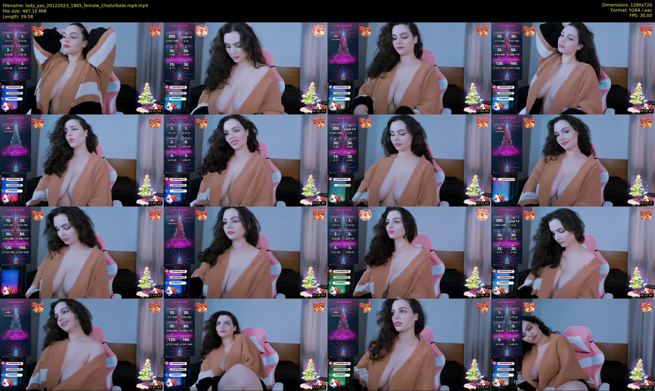lady_yas — 40 minute Chaturbate female cam show recording, 720p, Dec 20, 2023