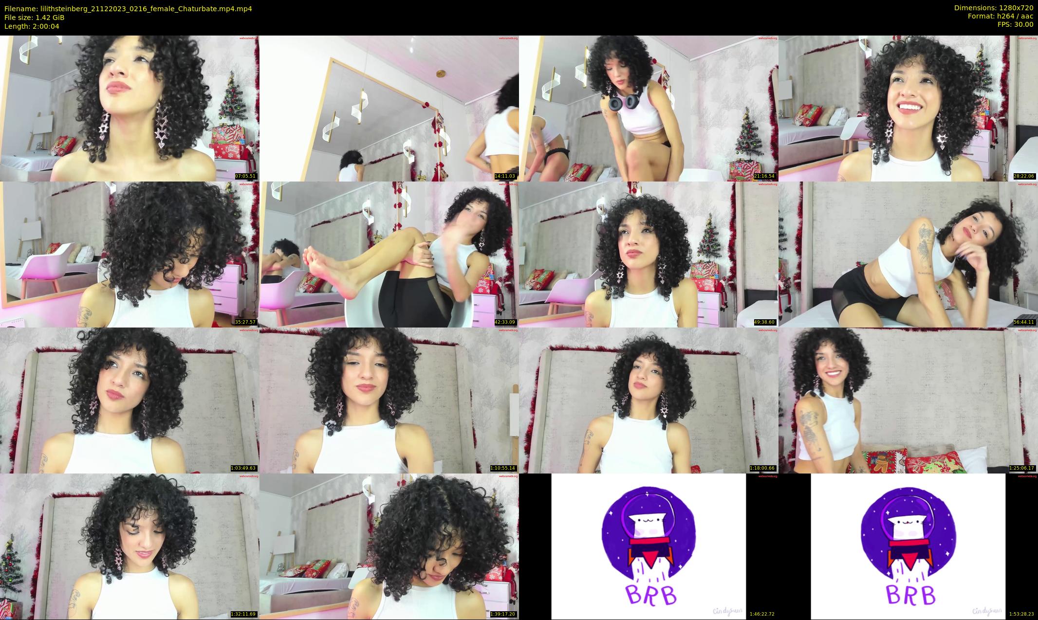 lilithsteinberg — 121 minute Chaturbate female cam show recording, 720p, Dec 21, 2023