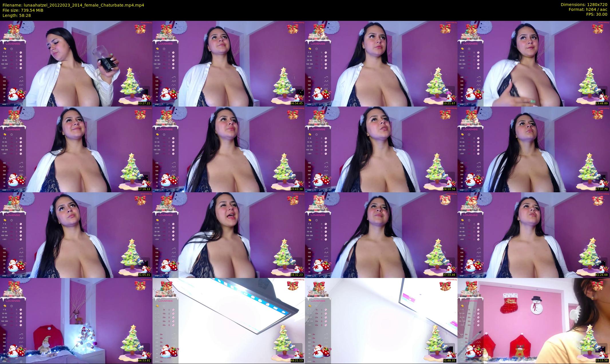 lunaahatzel — 59 minute Chaturbate female cam show recording, 720p, Dec 20, 2023