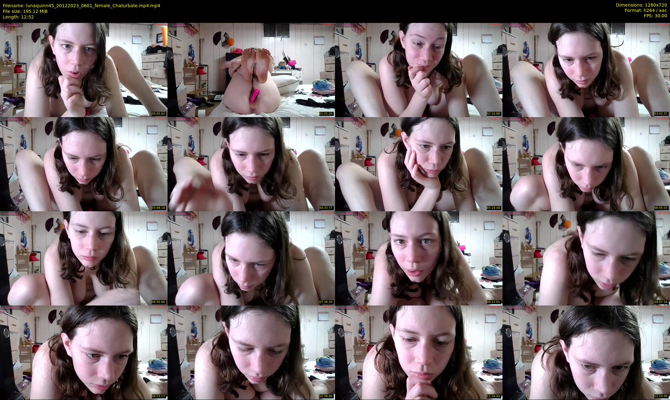 lunaquinn45 — 13 minute Chaturbate female cam show recording, 720p, Dec 20, 2023