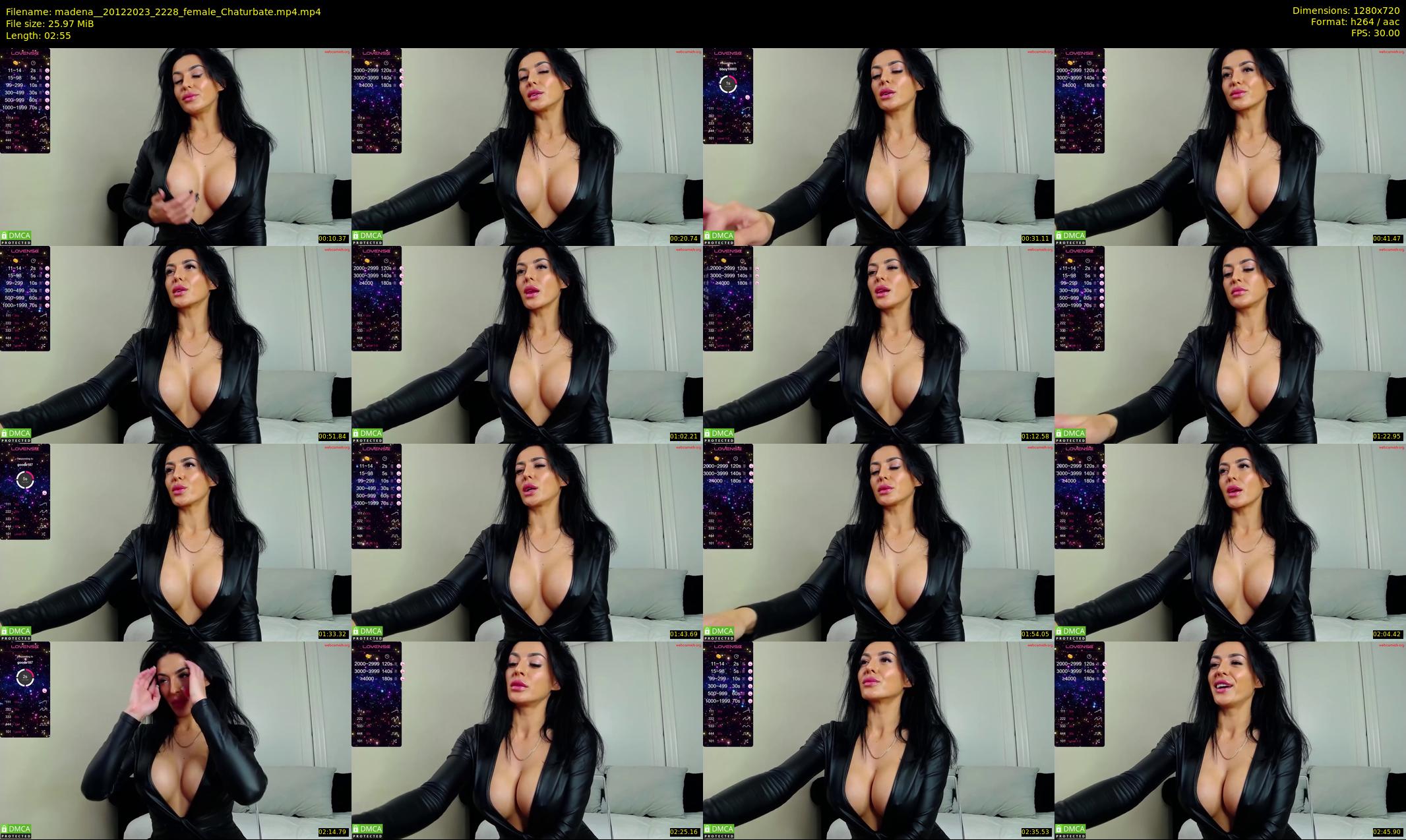 madena_ — 3 minute Chaturbate female cam show recording, 720p, Dec 20, 2023
