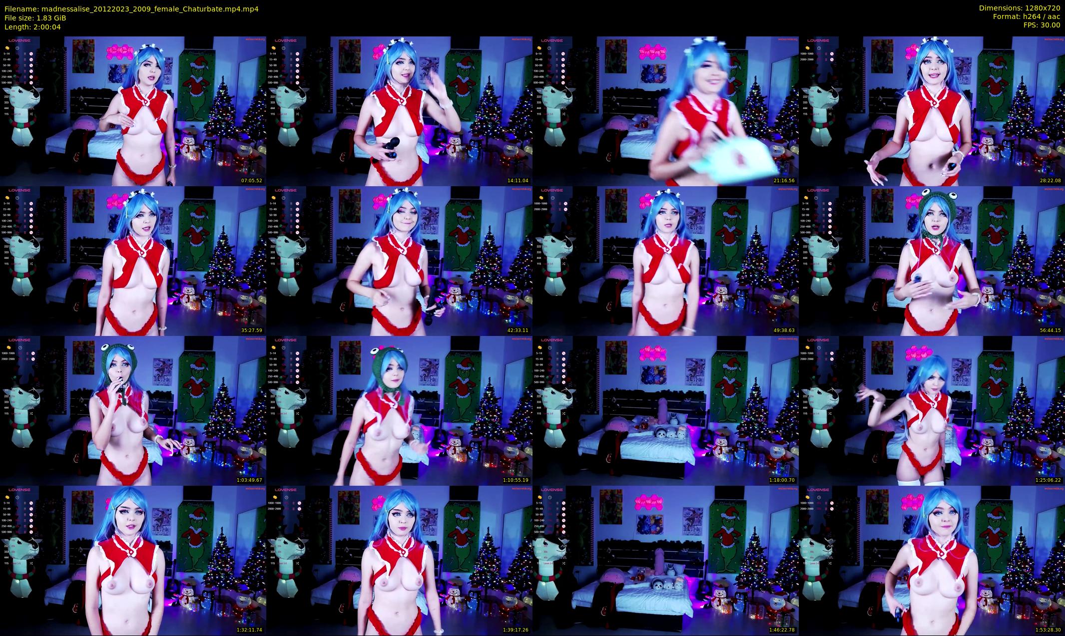 madnessalise — 121 minute Chaturbate female cam show recording, 720p, Dec 20, 2023