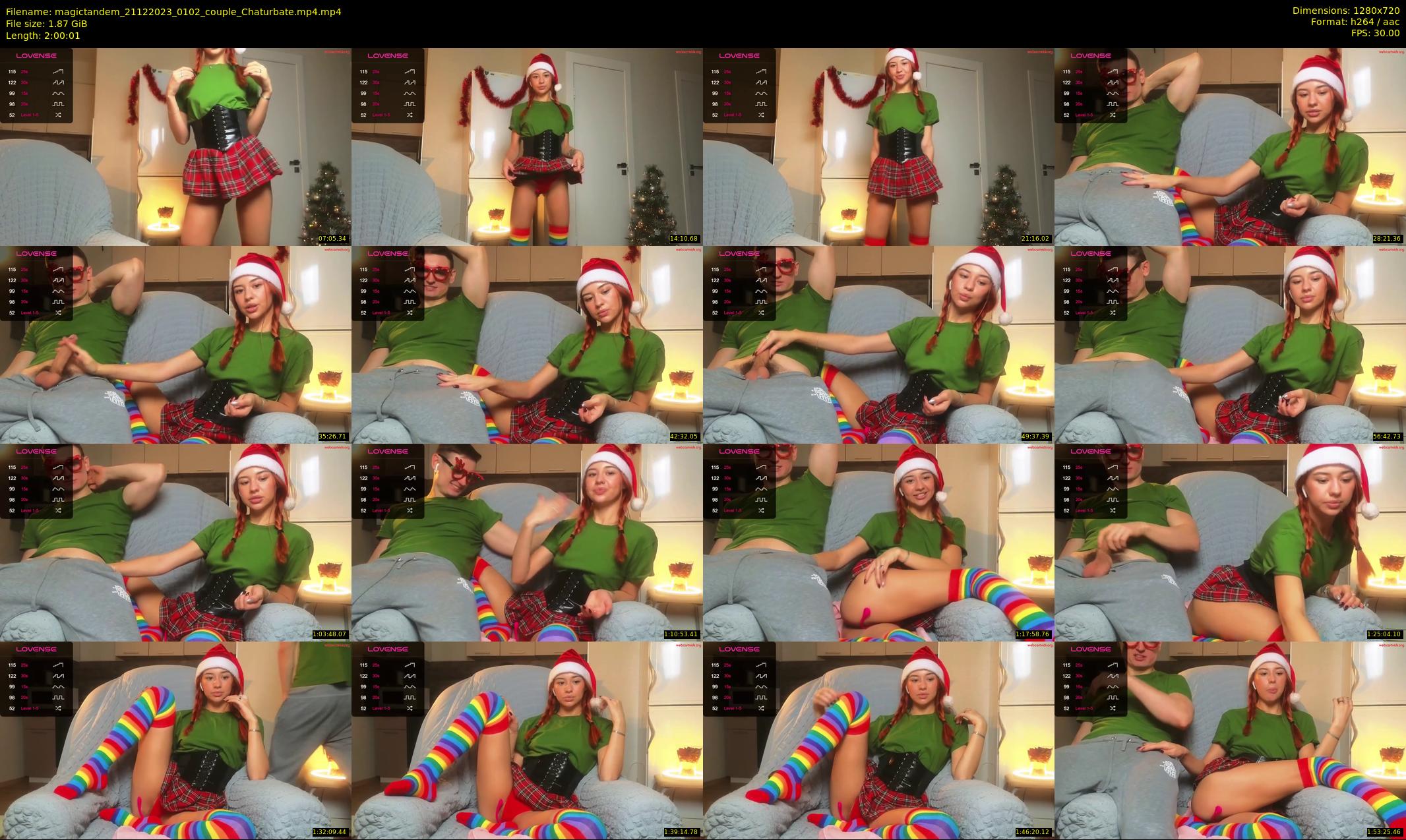 magictandem — 121 minute Chaturbate couple cam show recording, 720p, Dec 21, 2023
