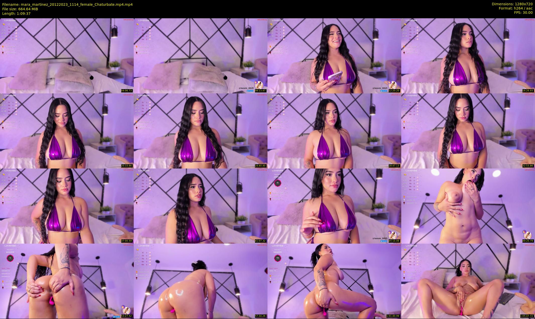 mara_martinez — 70 minute Chaturbate female cam show recording, 720p, Dec 20, 2023