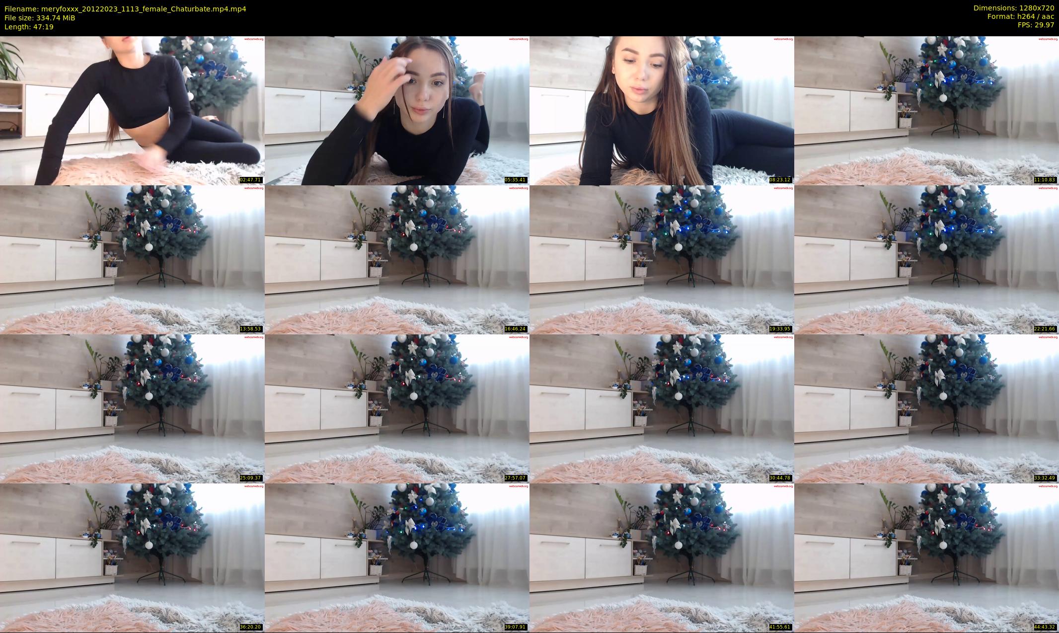 meryfoxxx — 48 minute Chaturbate female cam show recording, 720p, Dec 20, 2023