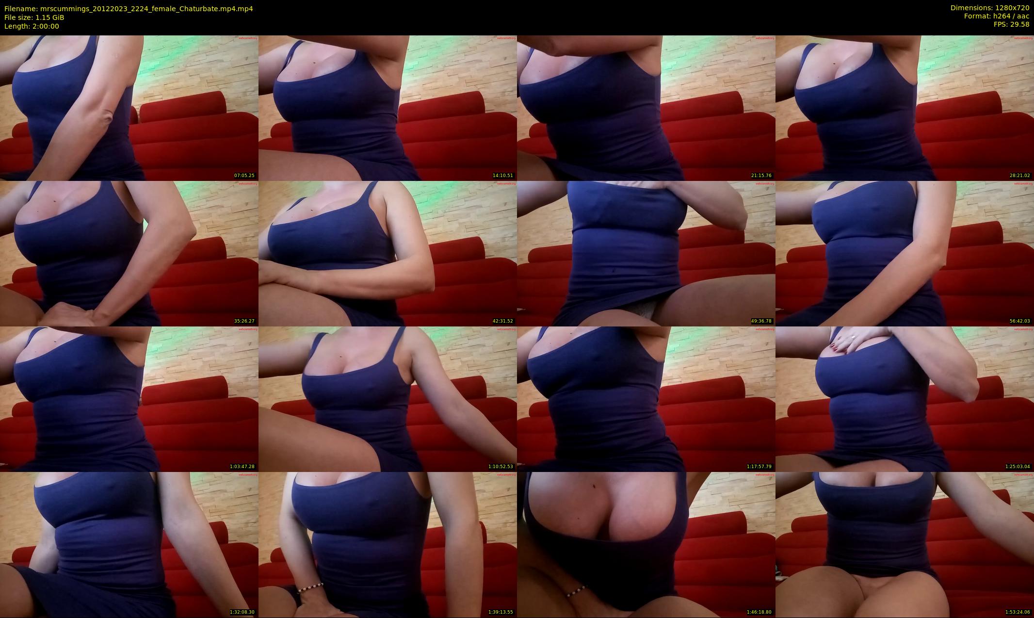mrscummings — 120 minute Chaturbate female cam show recording, 720p, Dec 20, 2023