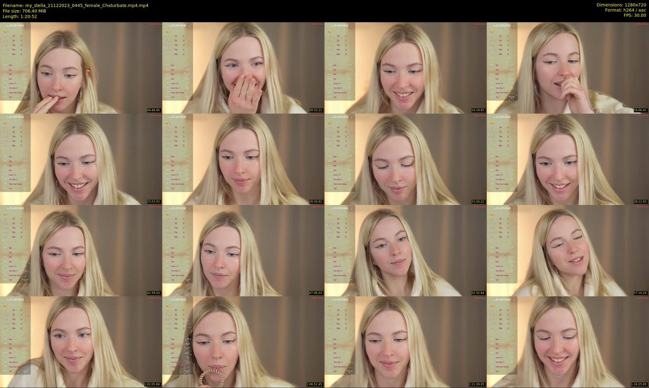 my_stella — 81 minute Chaturbate female cam show recording, 720p, Dec 21, 2023