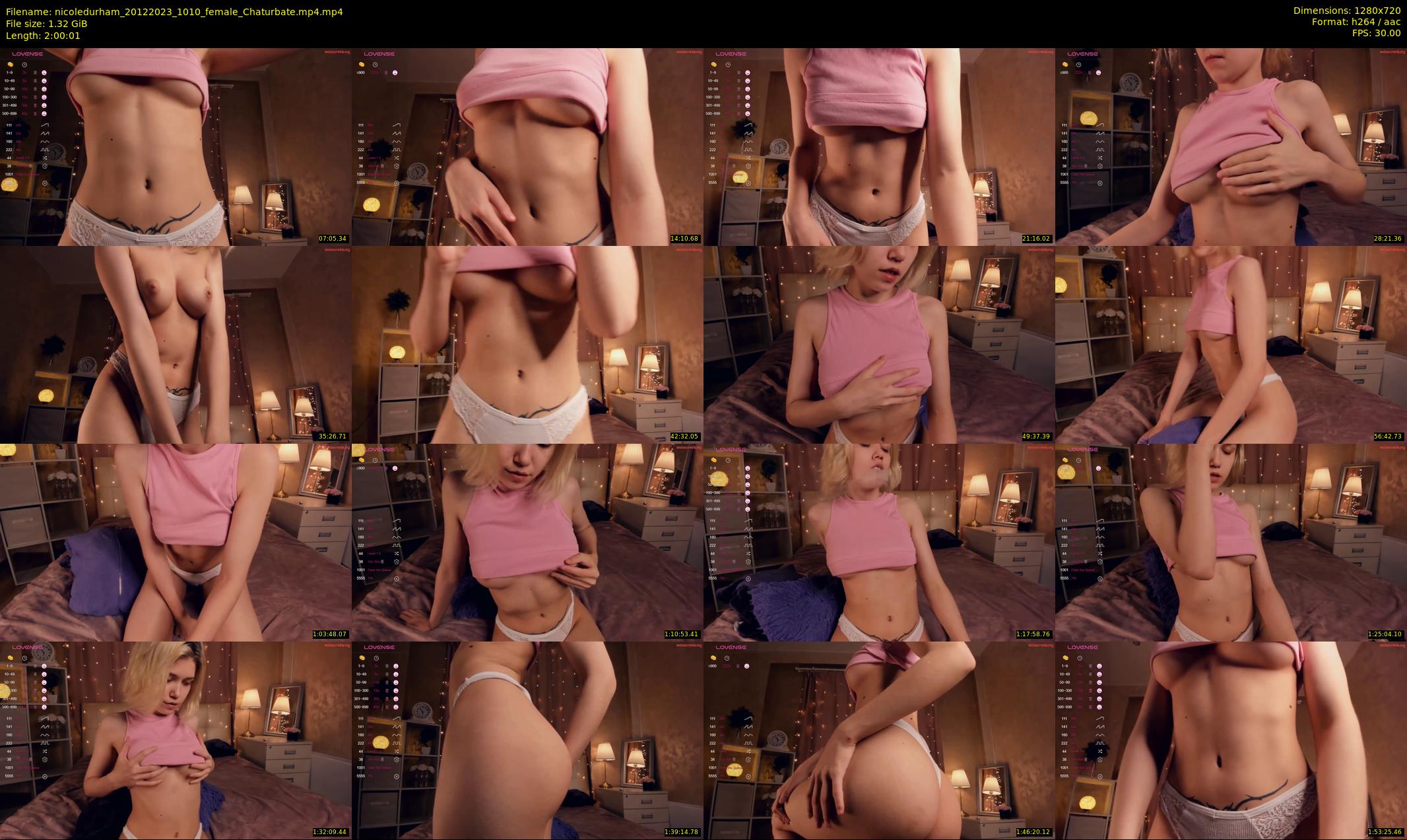 nicoledurham — 121 minute Chaturbate female cam show recording, 720p, Dec 20, 2023
