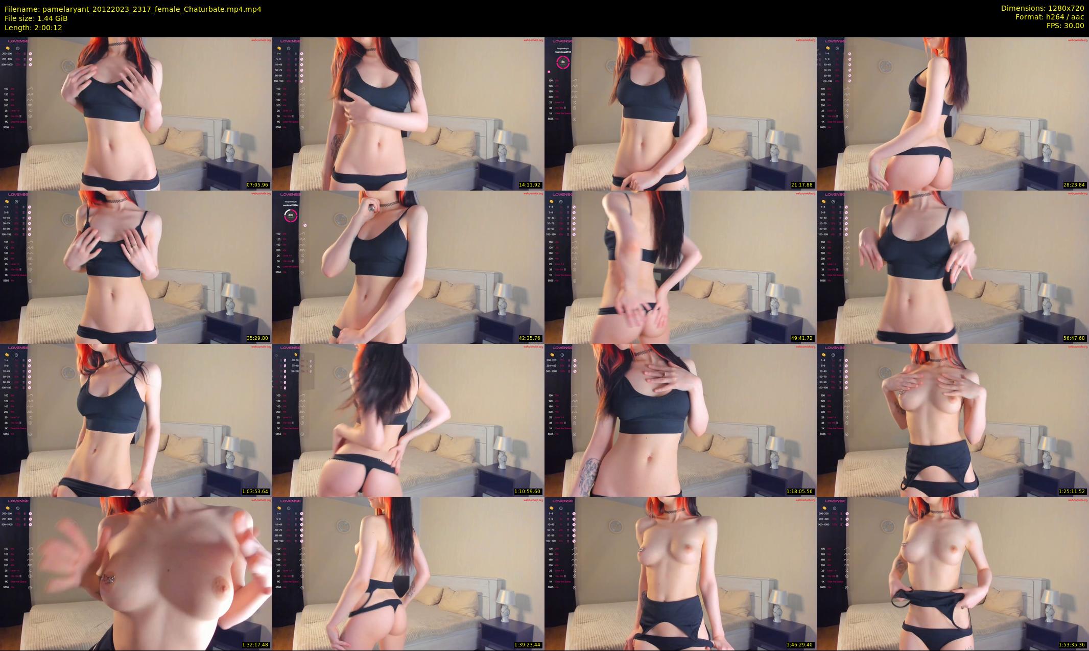pamelaryant — 121 minute Chaturbate female cam show recording, 720p, Dec 20, 2023