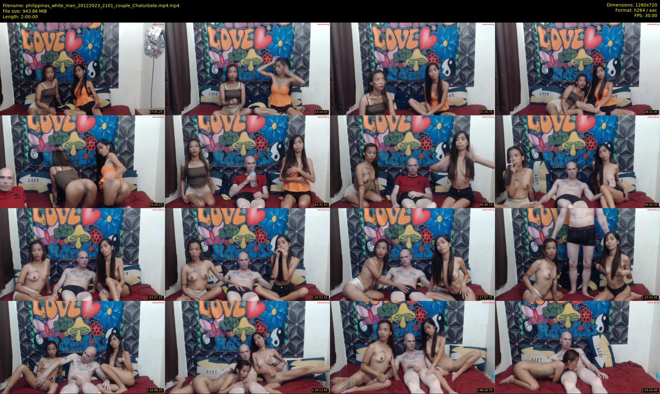 philippinas_white_man — 120 minute Chaturbate couple cam show recording, 720p, Dec 20, 2023