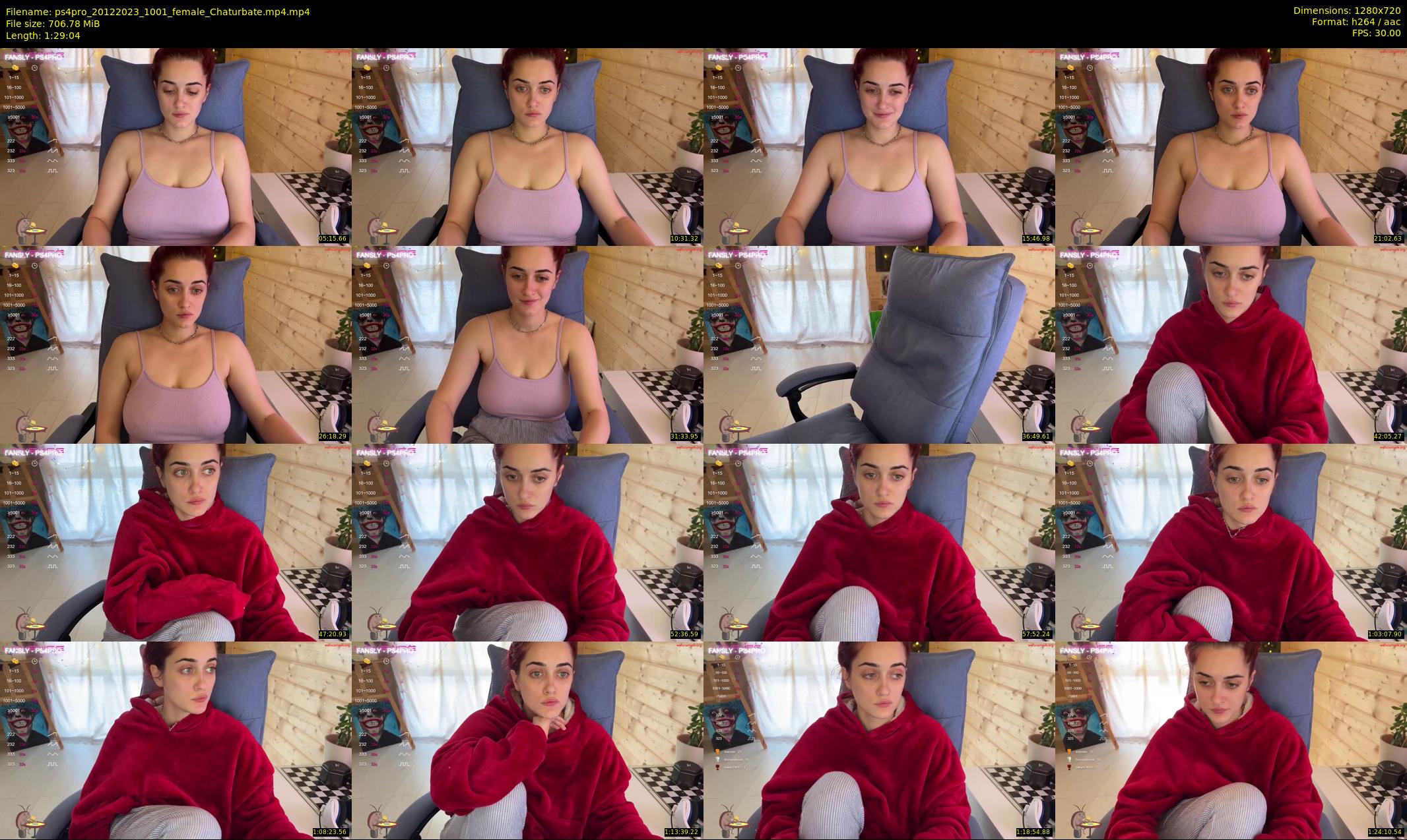 ps4pro — 90 minute Chaturbate female cam show recording, 720p, Dec 20, 2023