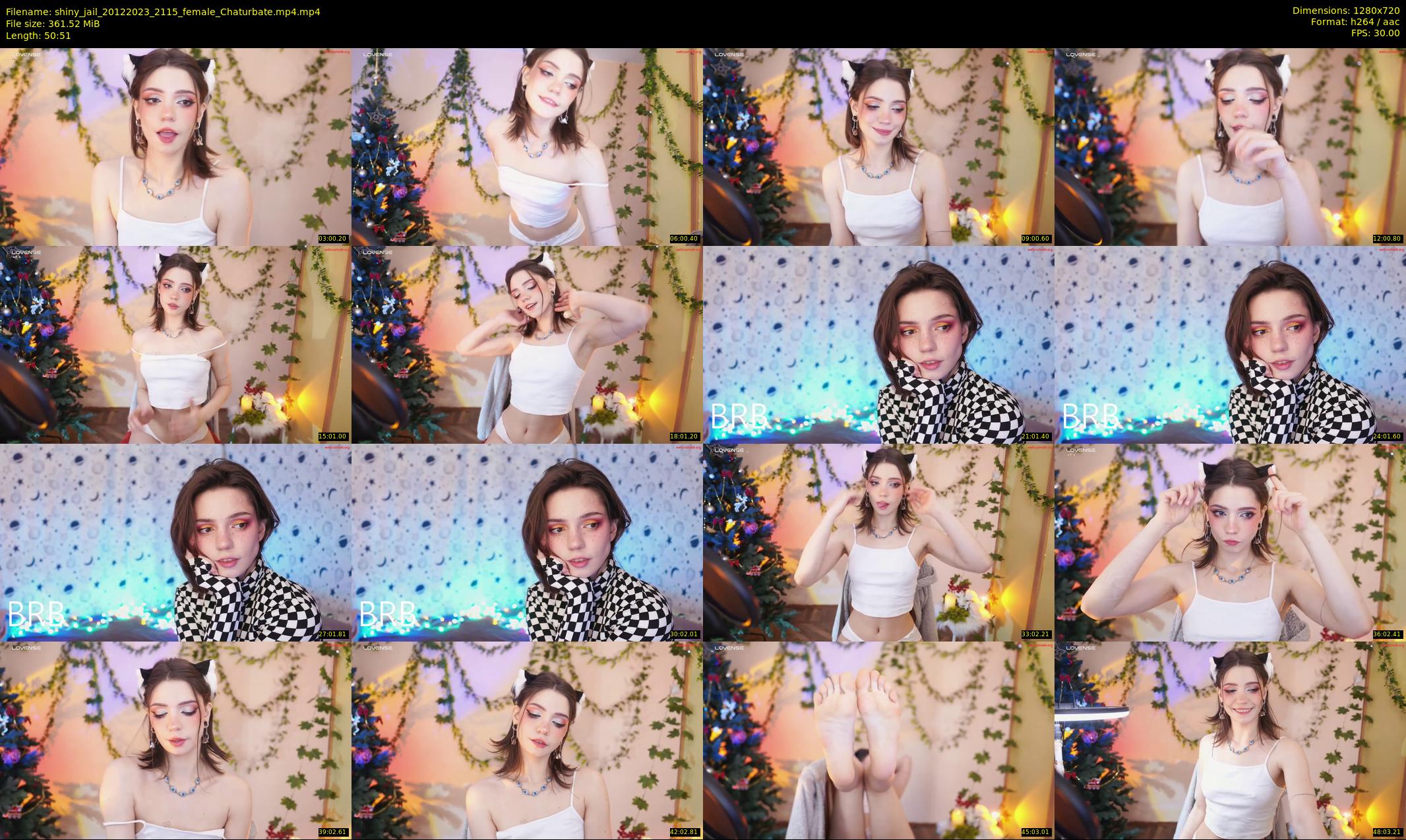 shiny_jail — 51 minute Chaturbate female cam show recording, 720p, Dec 20, 2023