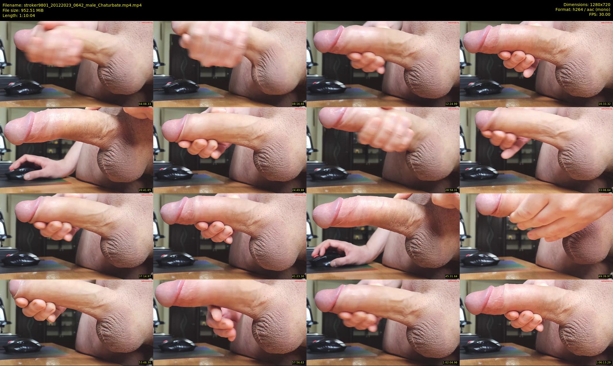 stroker9801 — 71 minute Chaturbate male cam show recording, 720p, Dec 20, 2023