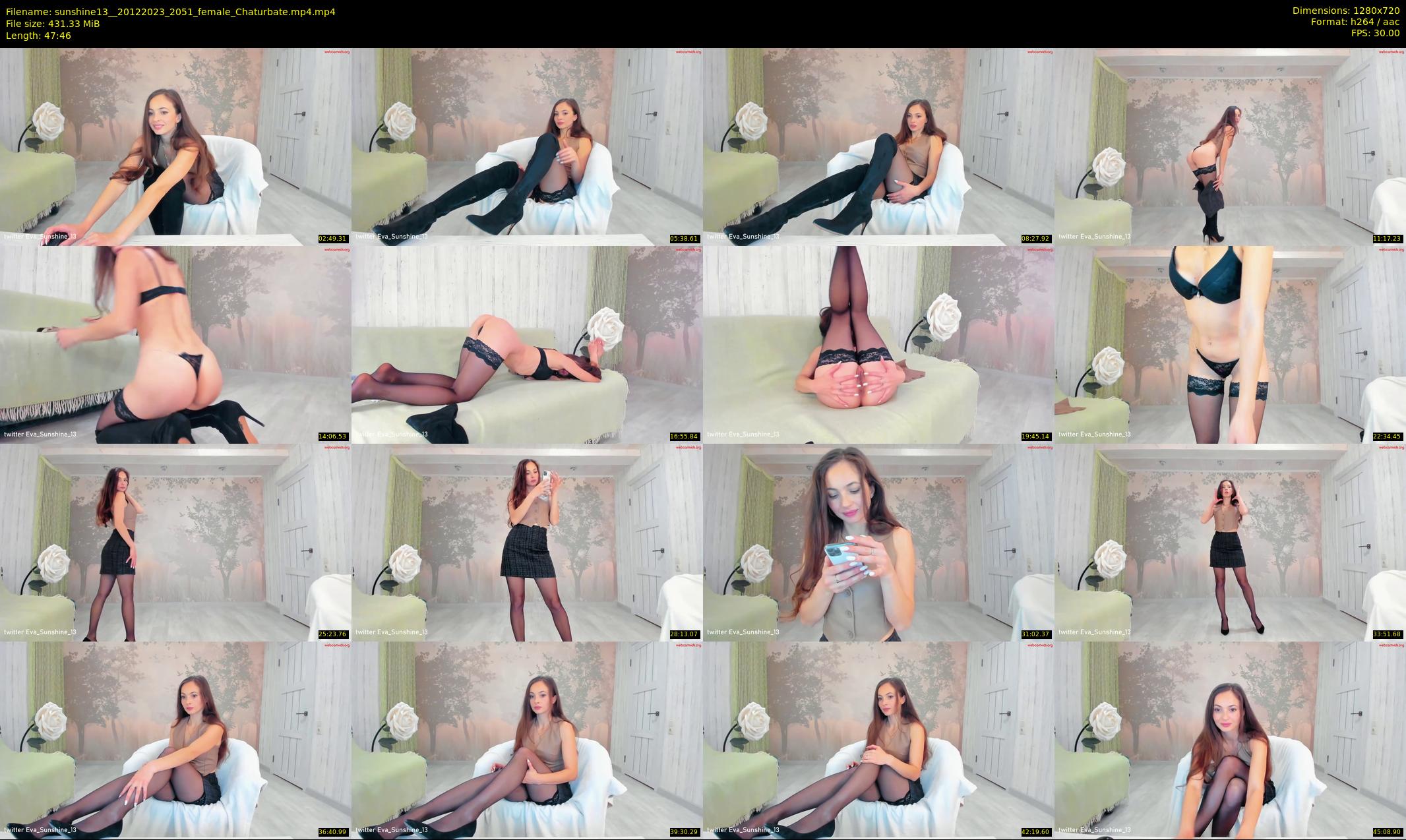 sunshine13_ — 48 minute Chaturbate female cam show recording, 720p, Dec 20, 2023