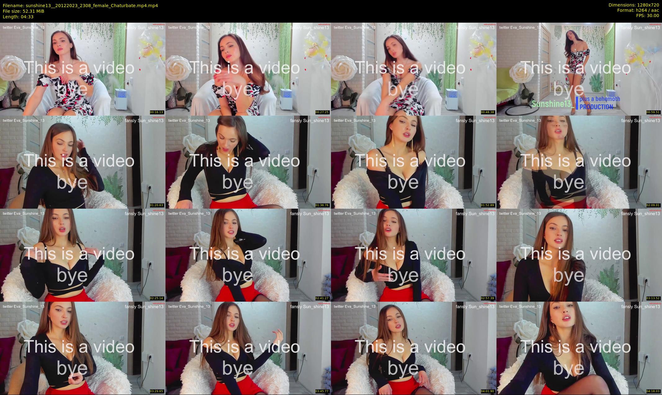sunshine13_ — 5 minute Chaturbate female cam show recording, 720p, Dec 20, 2023