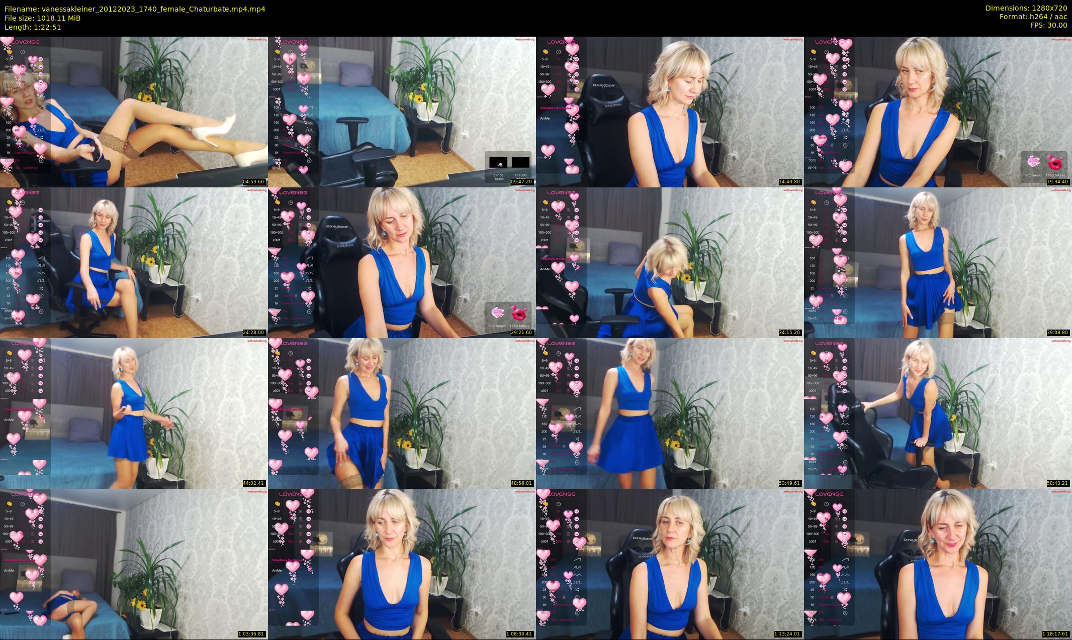 vanessakleiner — 83 minute Chaturbate female cam show recording, 720p, Dec 20, 2023
