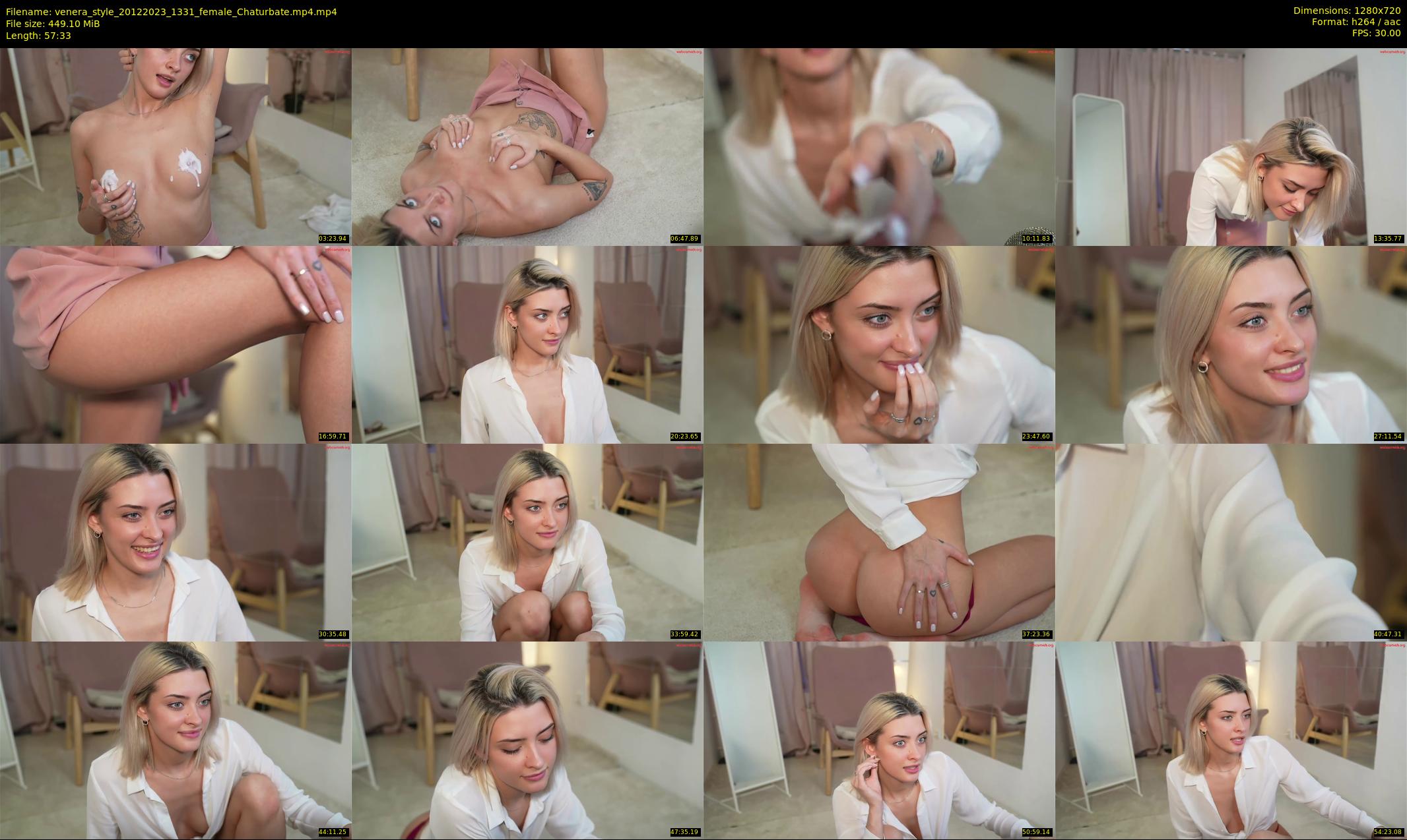 venera_style — 58 minute Chaturbate female cam show recording, 720p, Dec 20, 2023