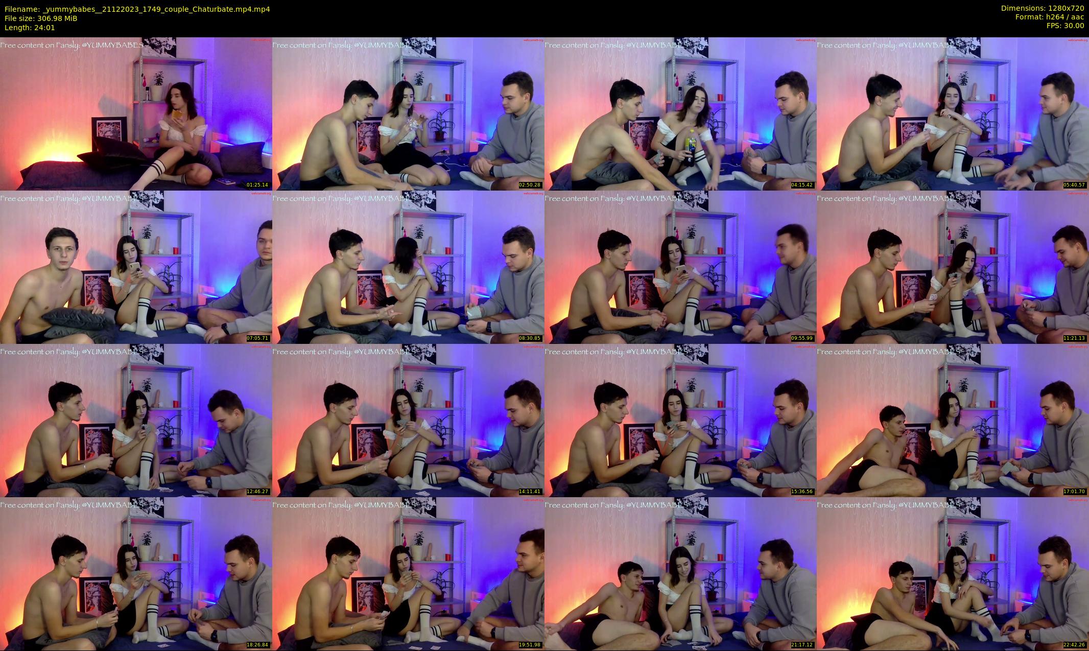 _yummybabes_ — 25 minute Chaturbate couple cam show recording, 720p, Dec 21, 2023