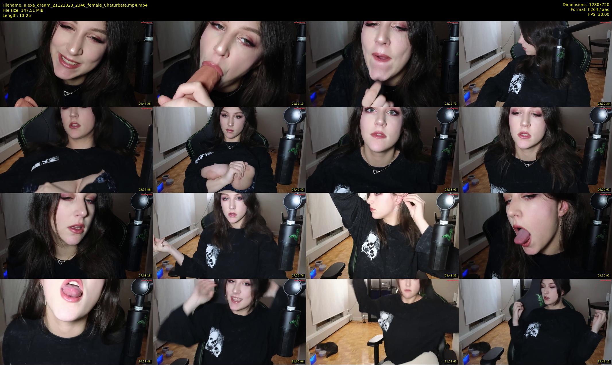 alexa_dream — 14 minute Chaturbate female cam show recording, 720p, Dec 21, 2023