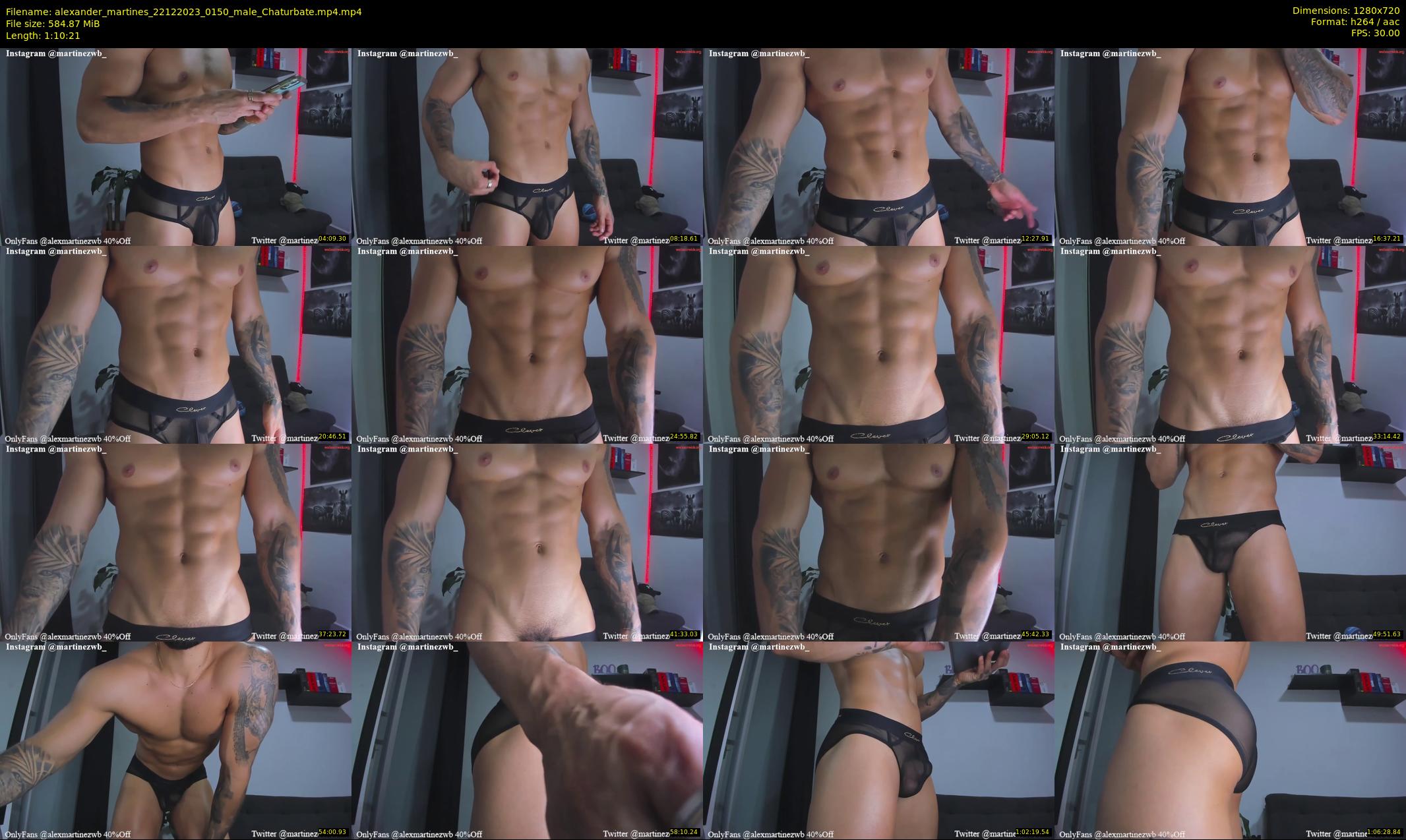 alexander_martines — 71 minute Chaturbate male cam show recording, 720p, Dec 22, 2023