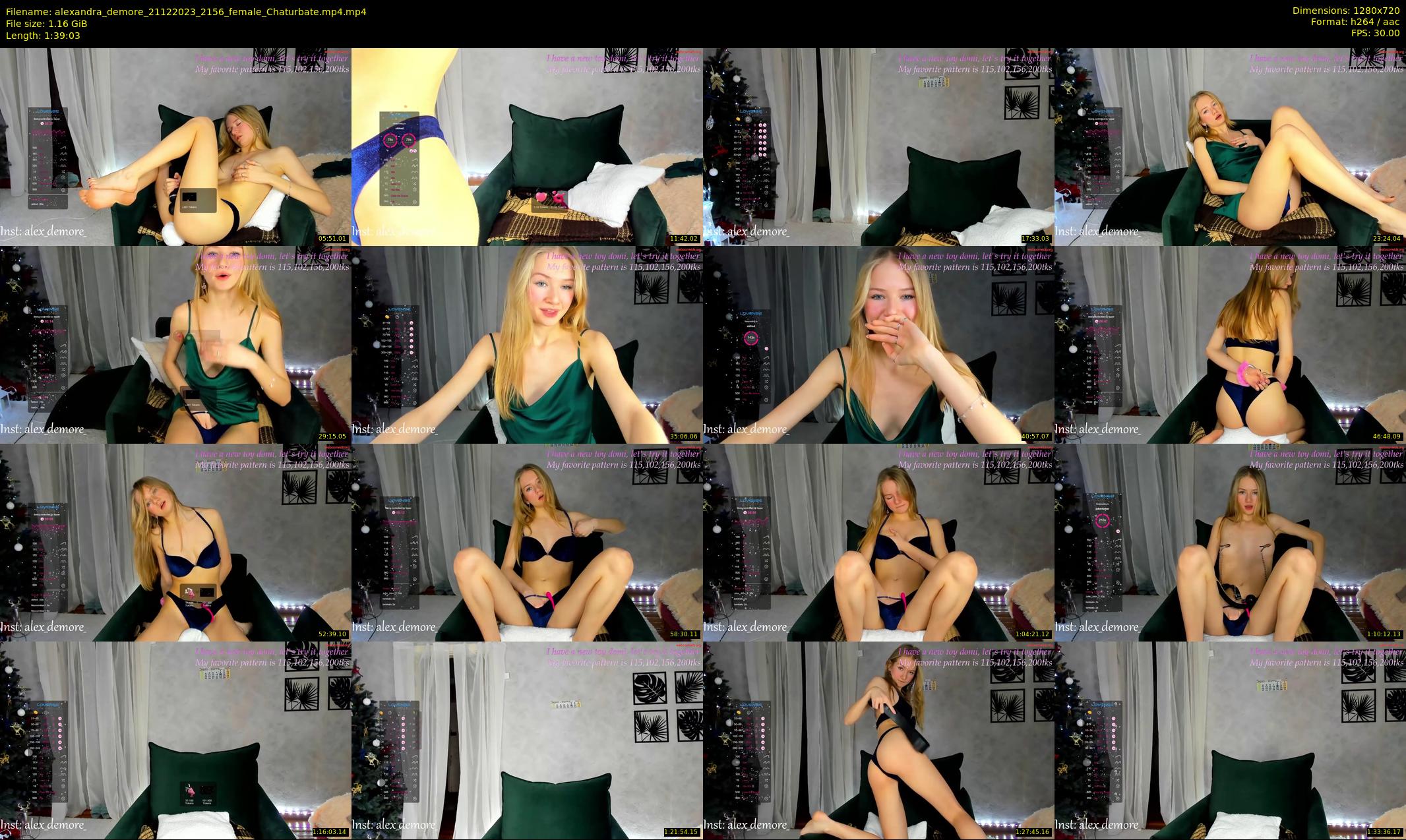 alexandra_demore — 100 minute Chaturbate female cam show recording, 720p, Dec 21, 2023