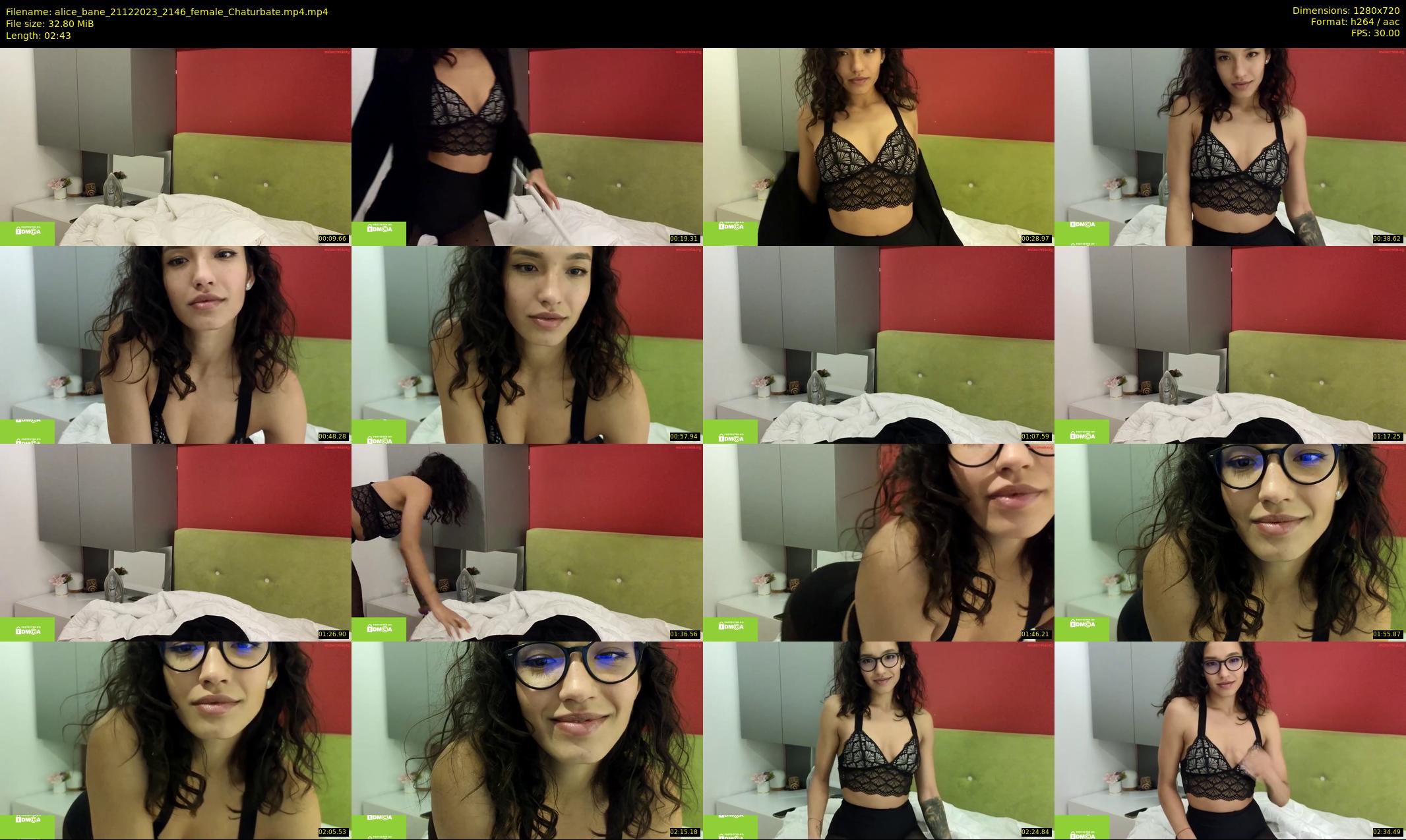 alice_bane — 3 minute Chaturbate female cam show recording, 720p, Dec 21, 2023