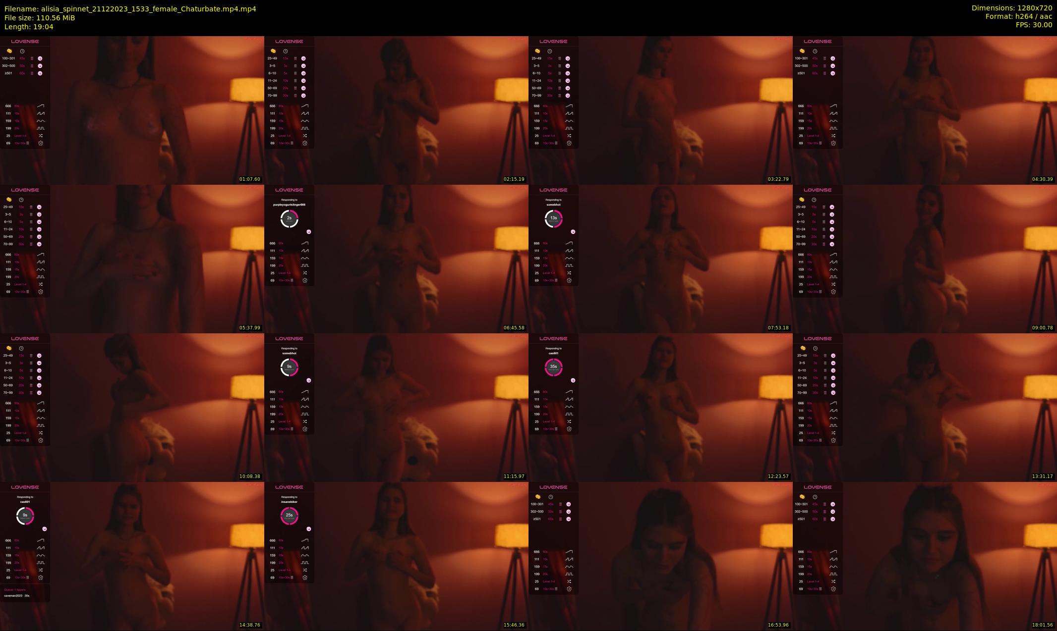 alisia_spinnet — 20 minute Chaturbate female cam show recording, 720p, Dec 21, 2023