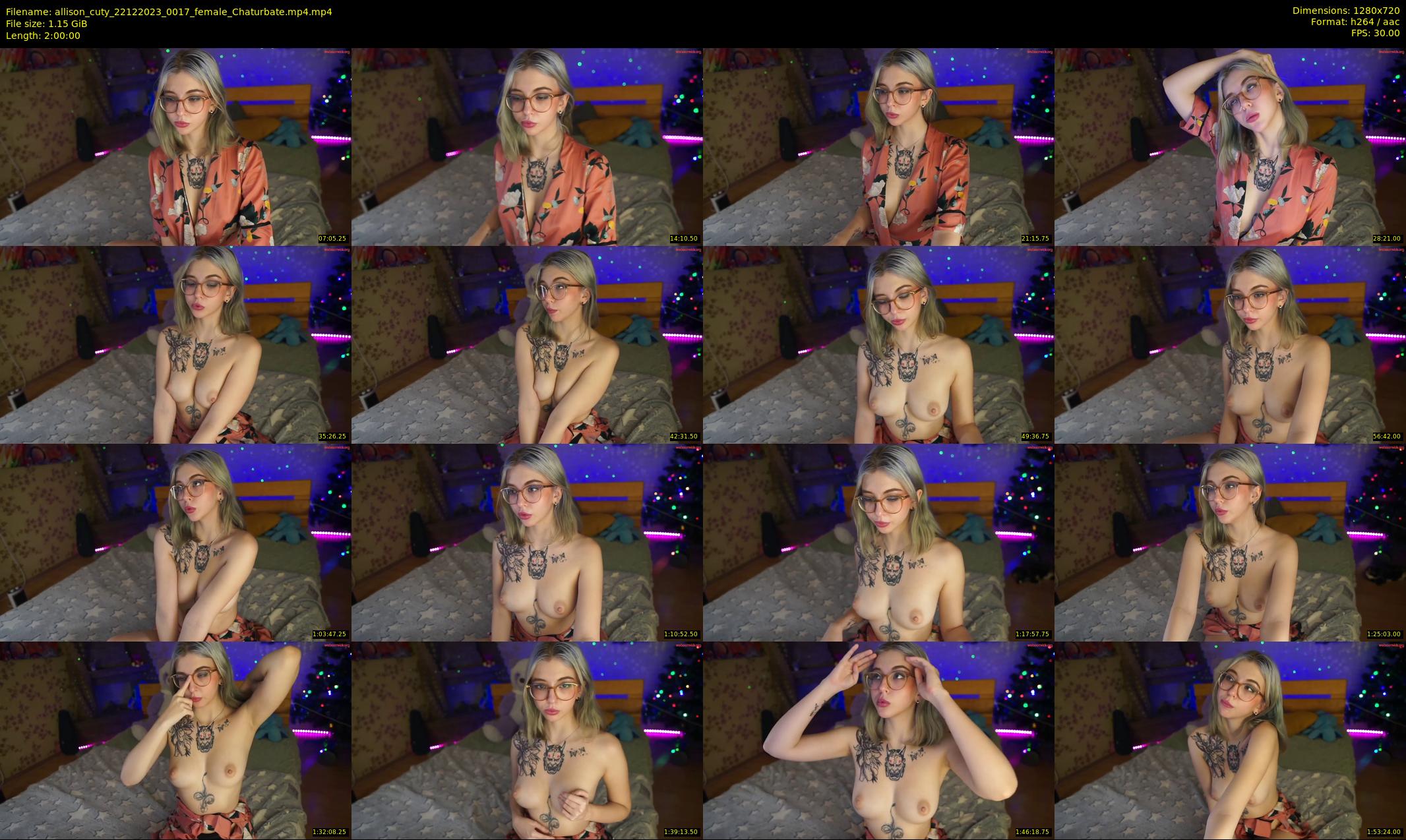 allison_cuty — 120 minute Chaturbate female cam show recording, 720p, Dec 22, 2023