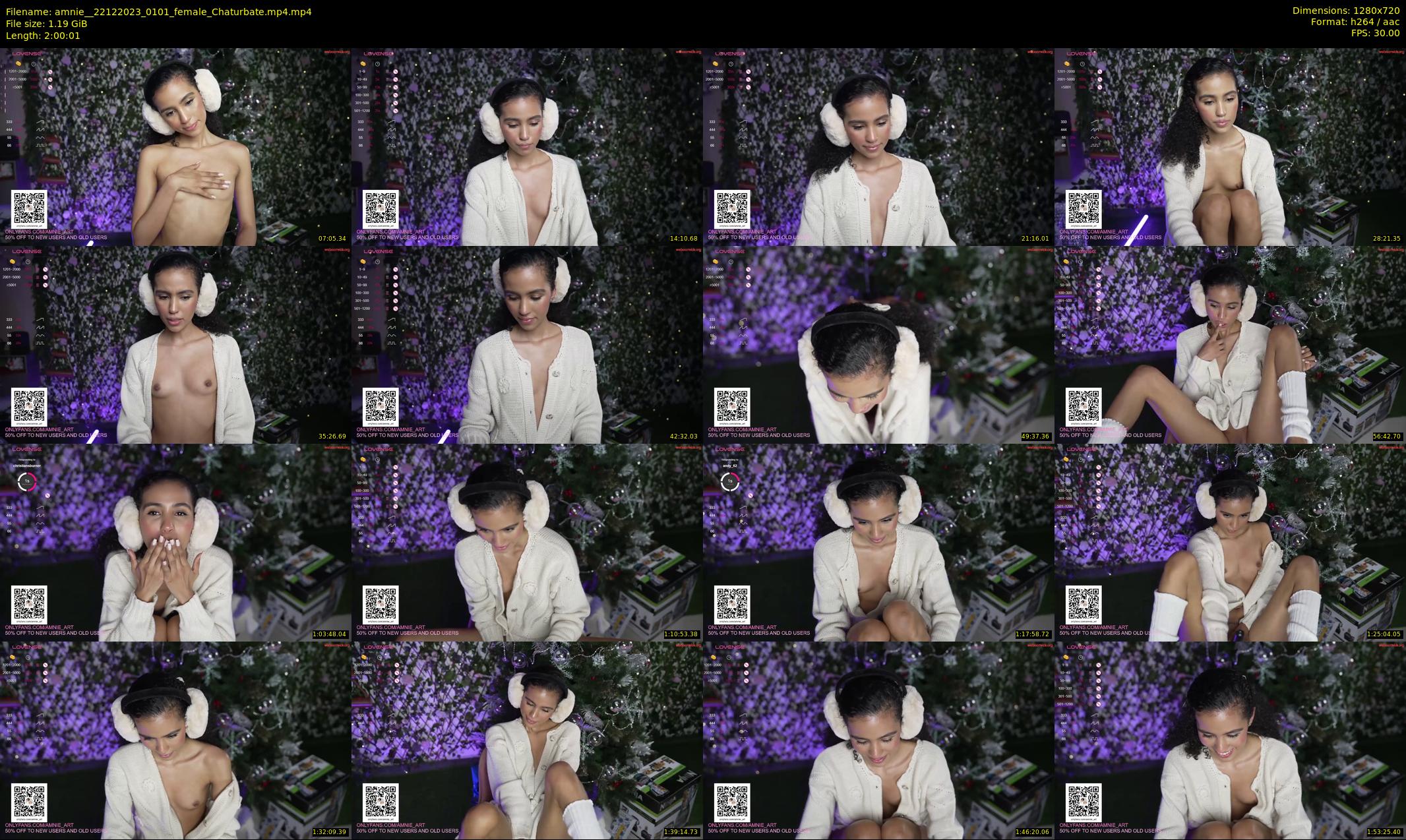 amnie_ — 121 minute Chaturbate female cam show recording, 720p, Dec 22, 2023