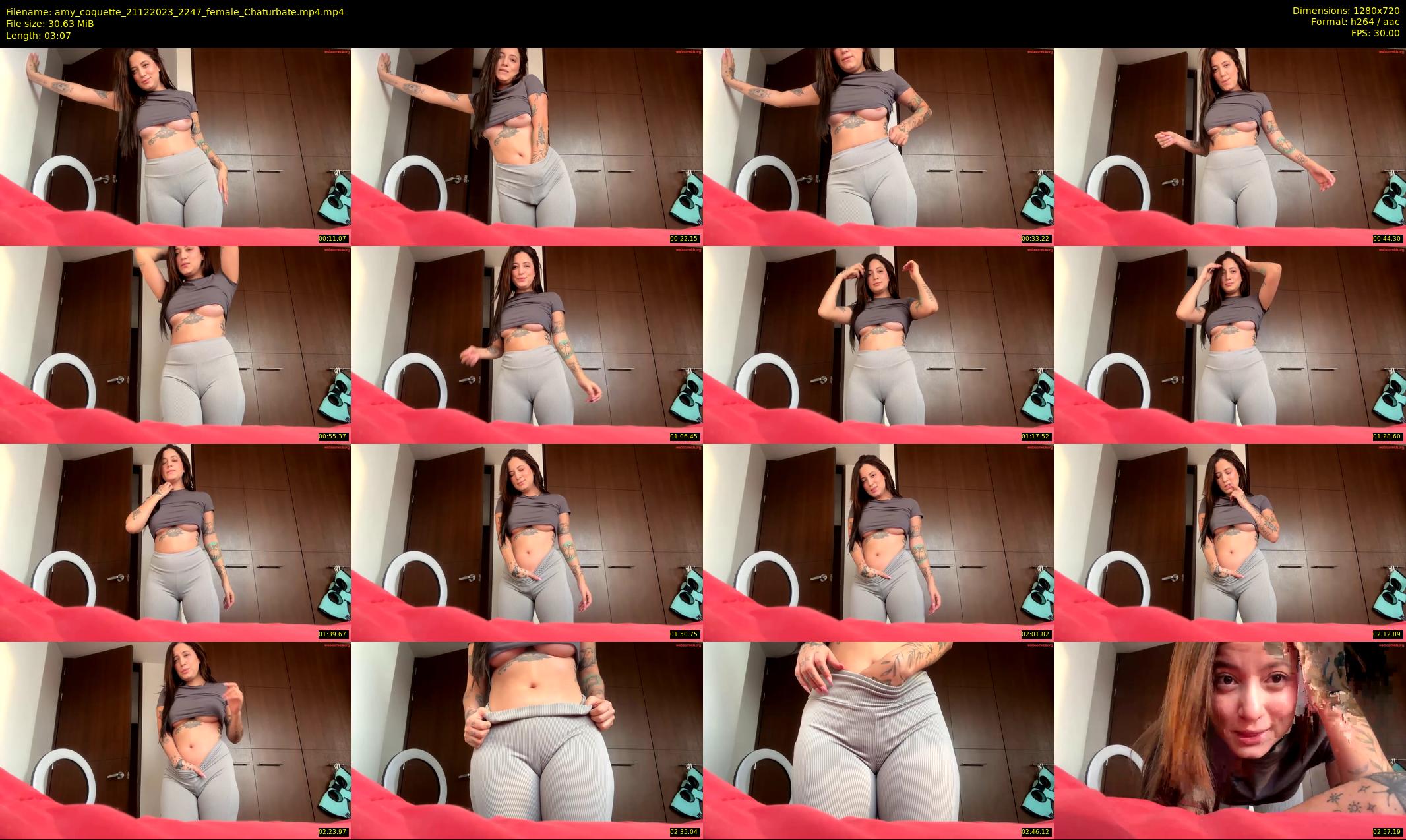 amy_coquette — 4 minute Chaturbate female cam show recording, 720p, Dec 21, 2023