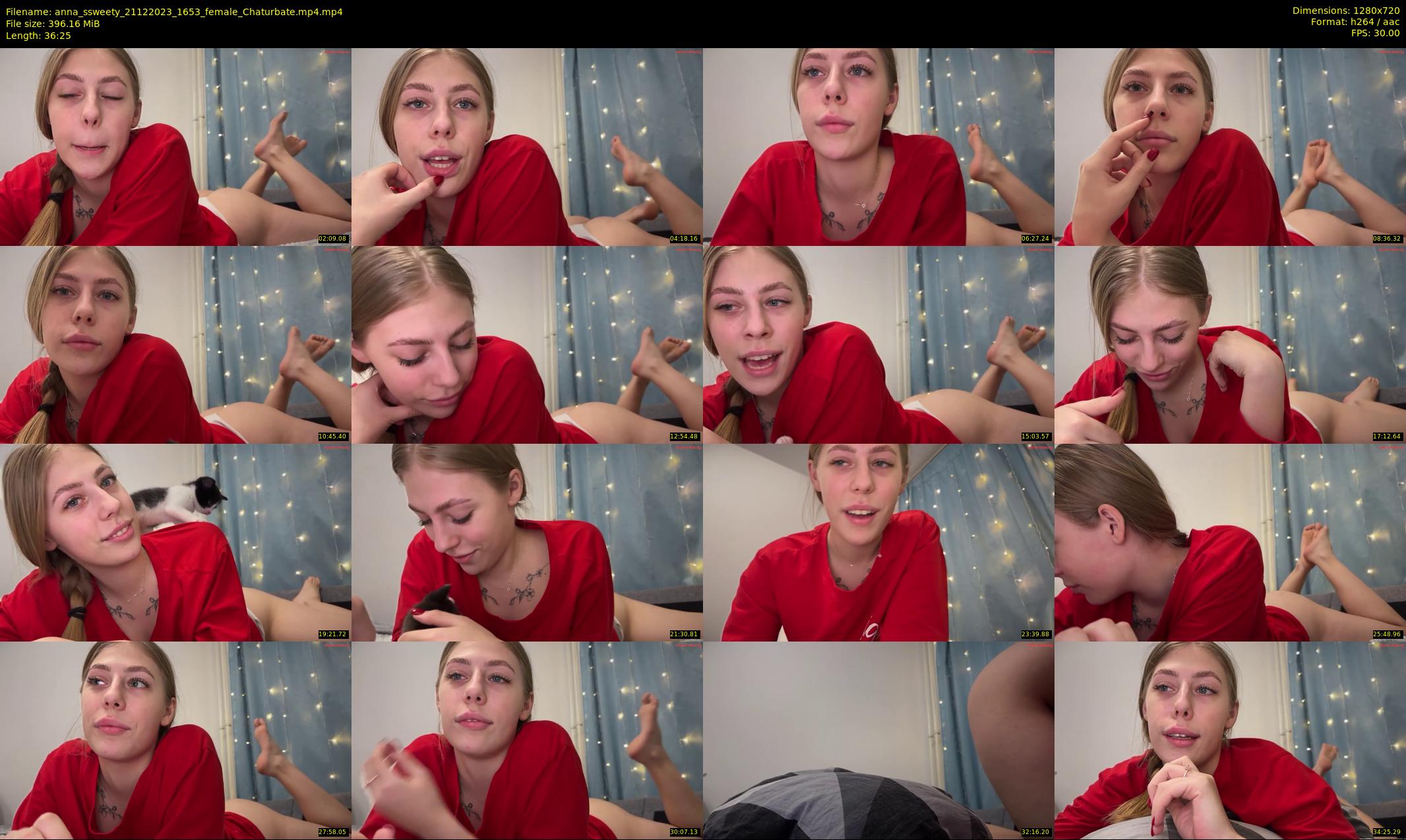anna_ssweety — 37 minute Chaturbate female cam show recording, 720p, Dec 21, 2023