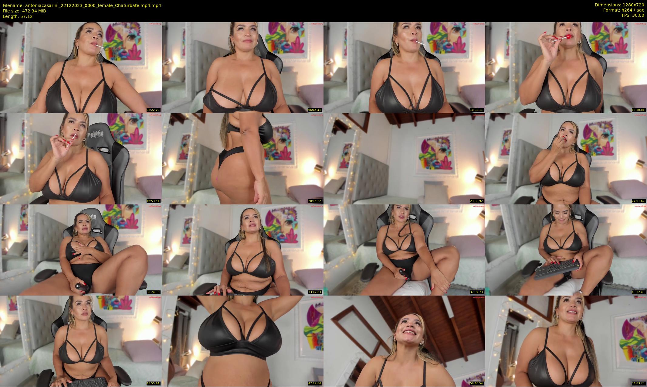 antoniacasarini — 58 minute Chaturbate female cam show recording, 720p, Dec 22, 2023
