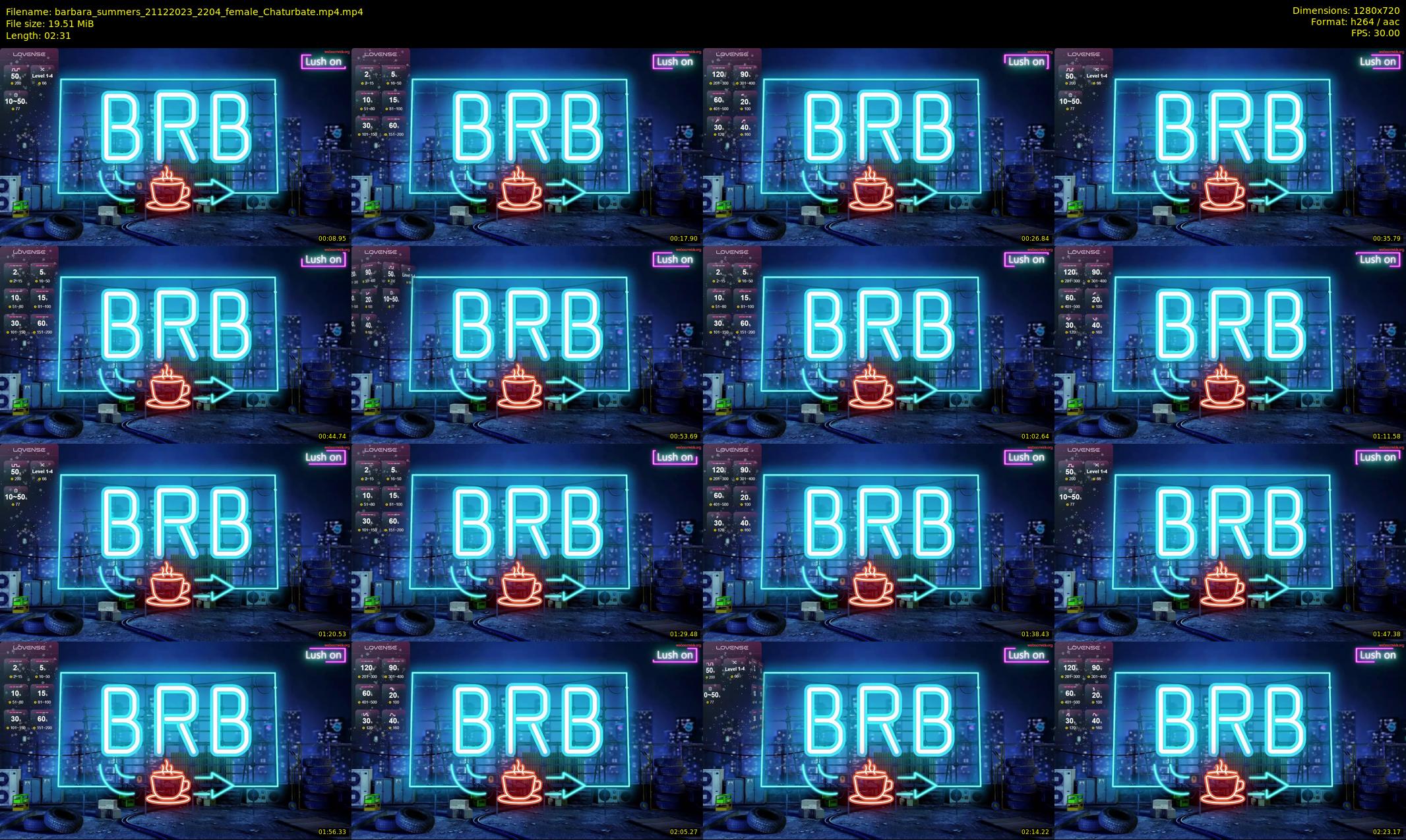 barbara_summers — 3 minute Chaturbate female cam show recording, 720p, Dec 21, 2023