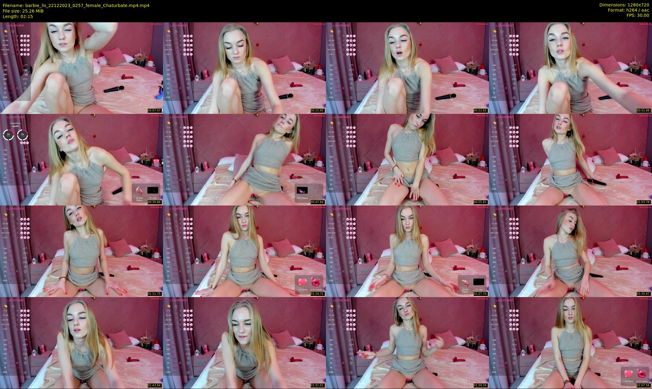 barbie_lis — 3 minute Chaturbate female cam show recording, 720p, Dec 22, 2023