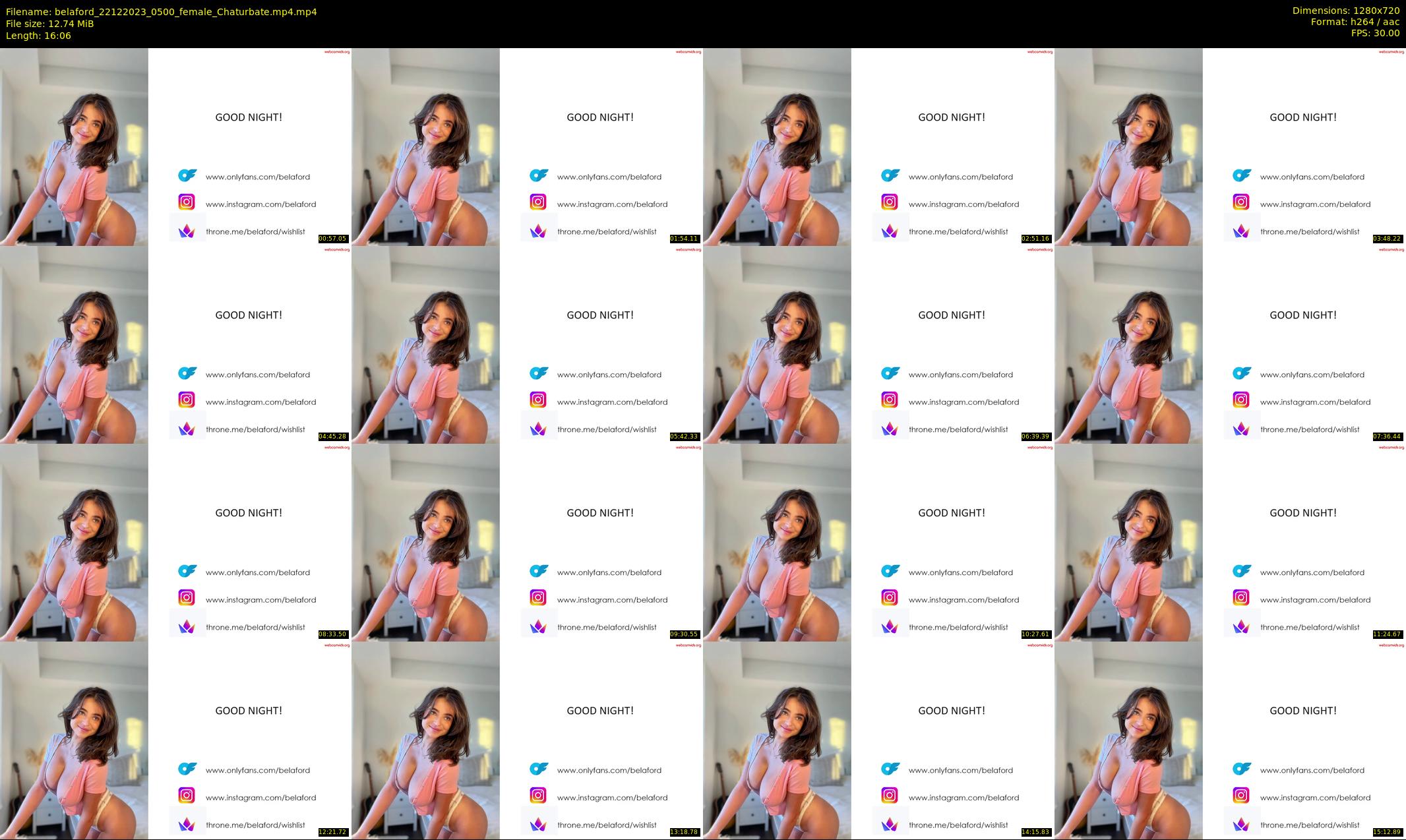 belaford — 17 minute Chaturbate female cam show recording, 720p, Dec 22, 2023